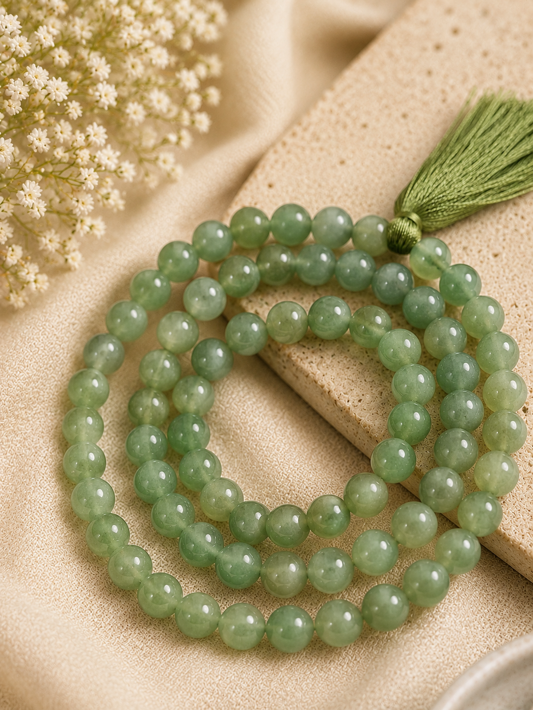 Green Aventurine Mala