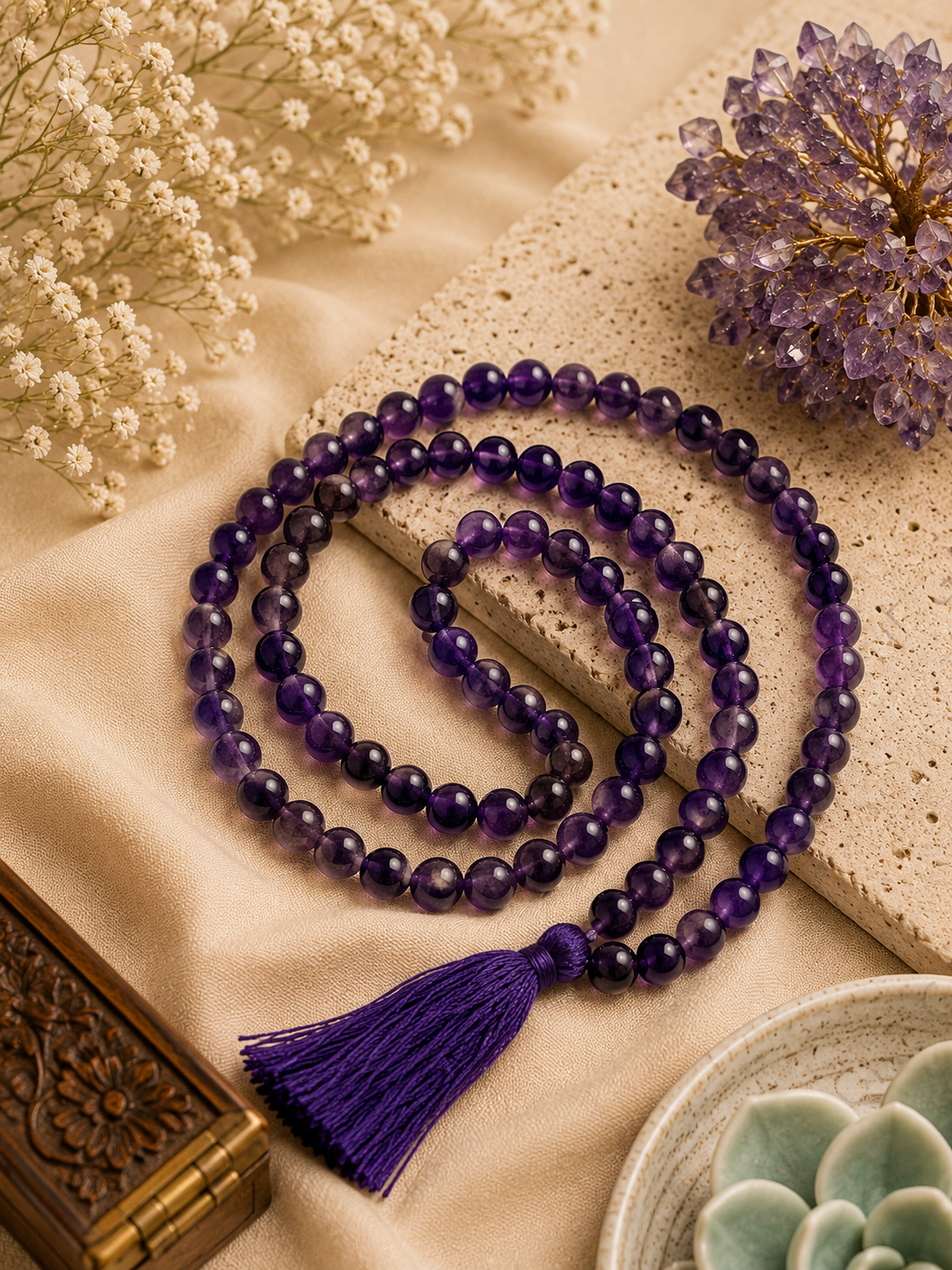 Amethyst Mala