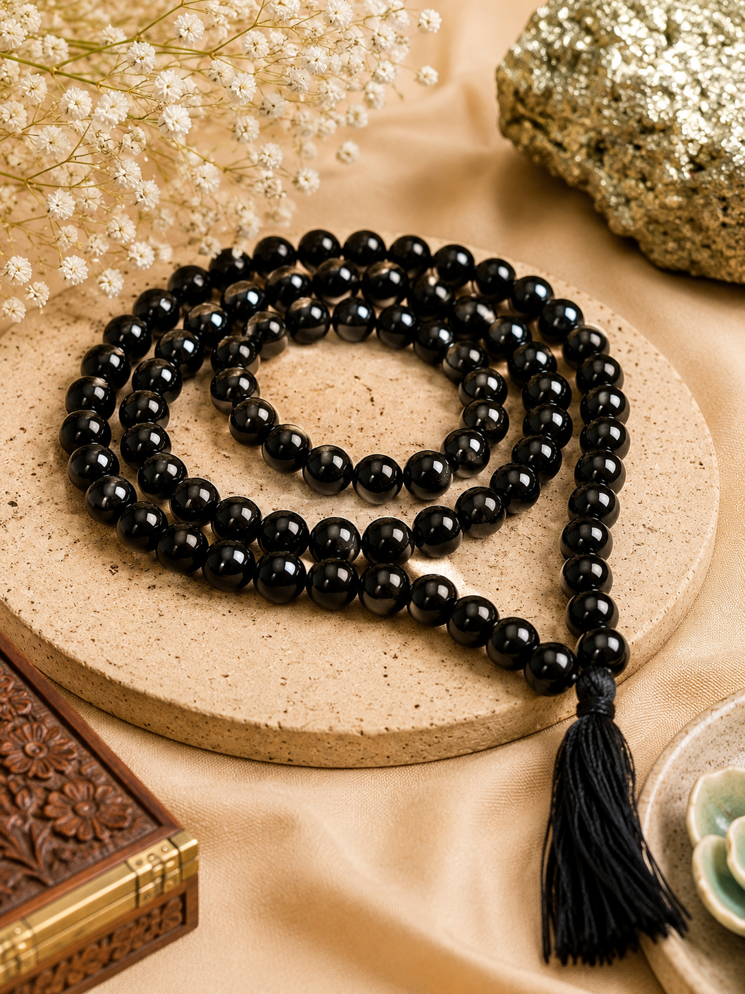 Black Tourmaline Mala