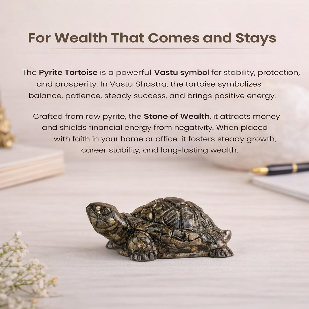 Vastu Pyrite Tortoise (Kachhua)