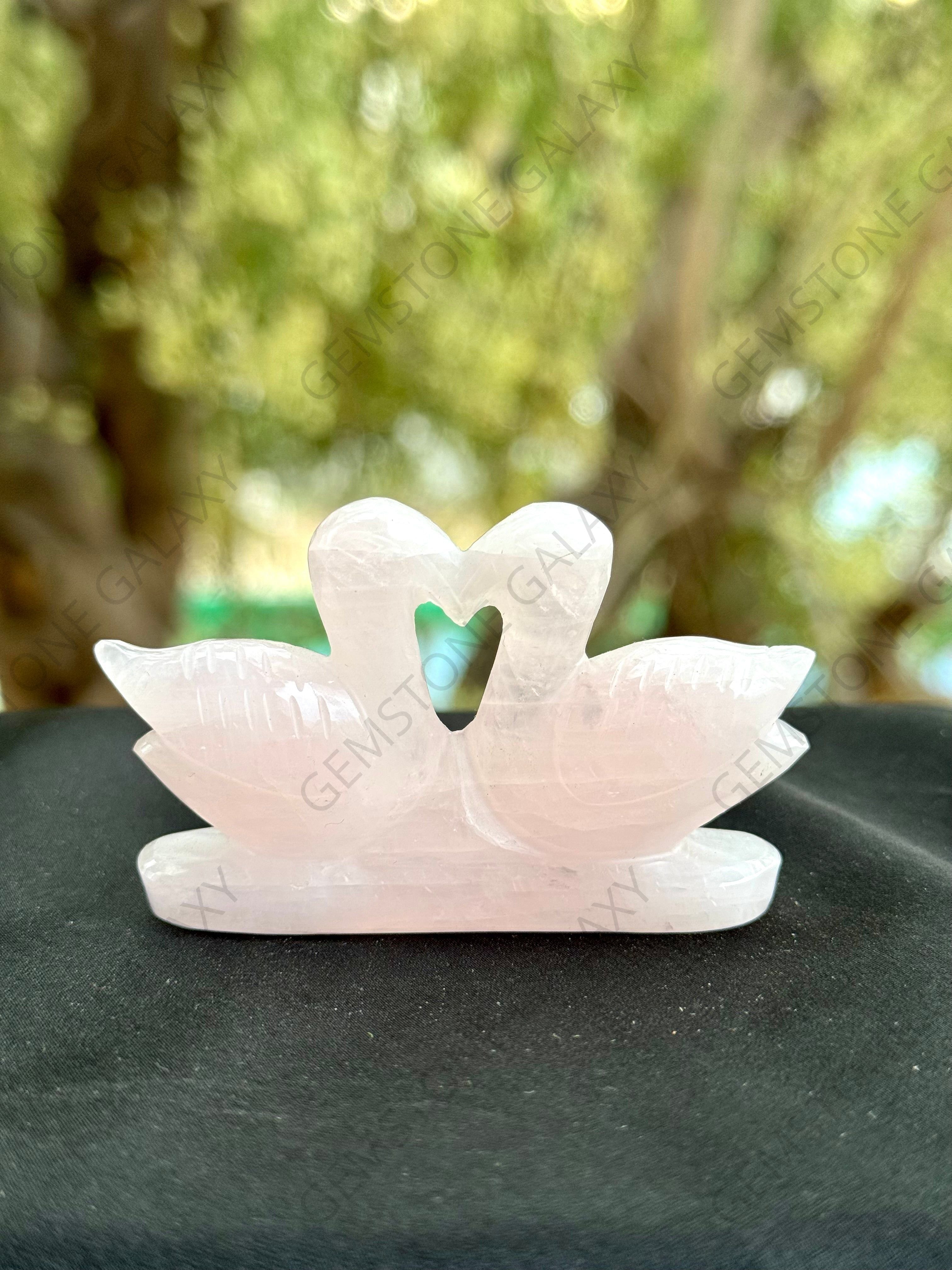 Rose Quartz Duck