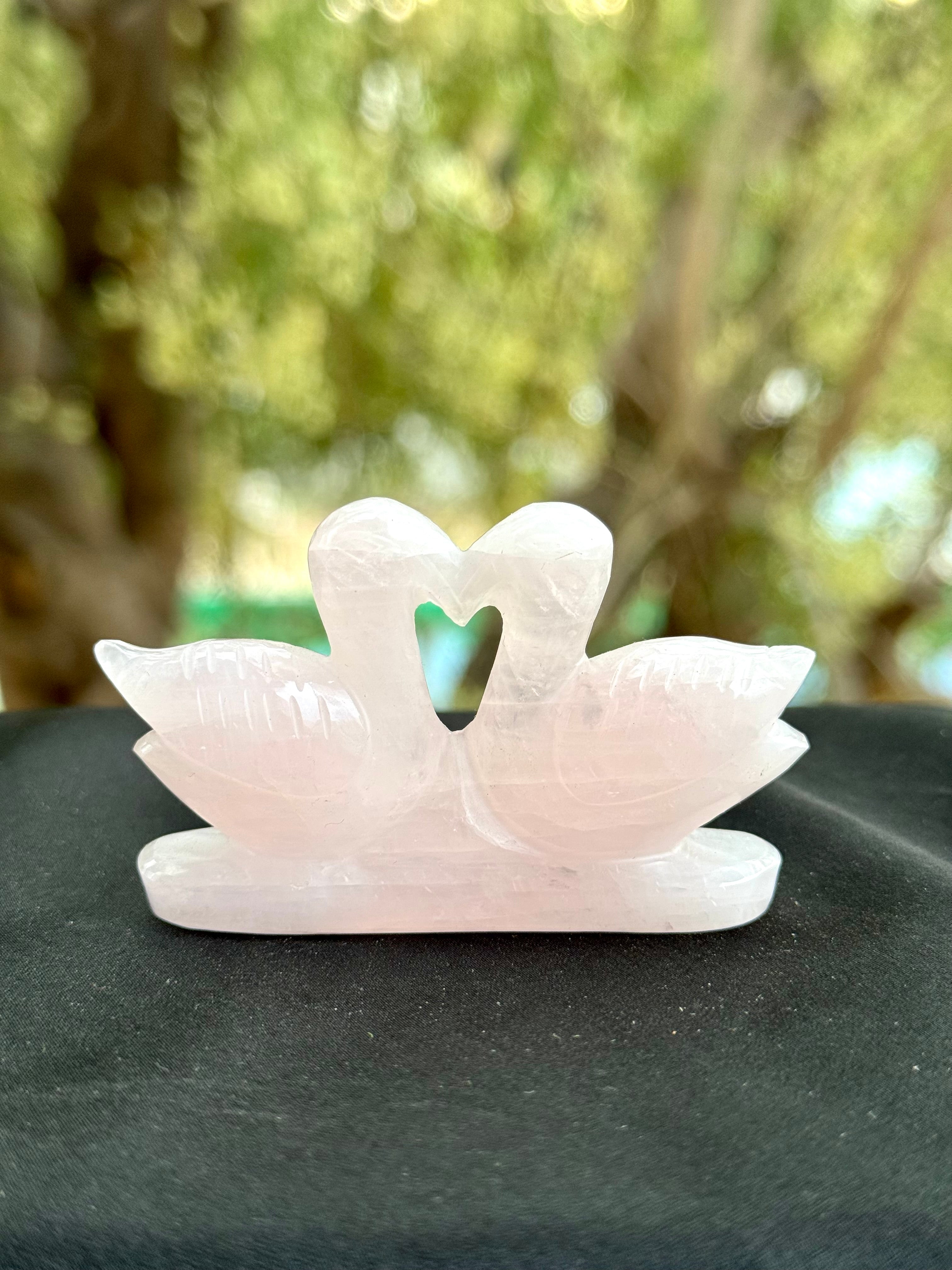 Rose Quartz Duck