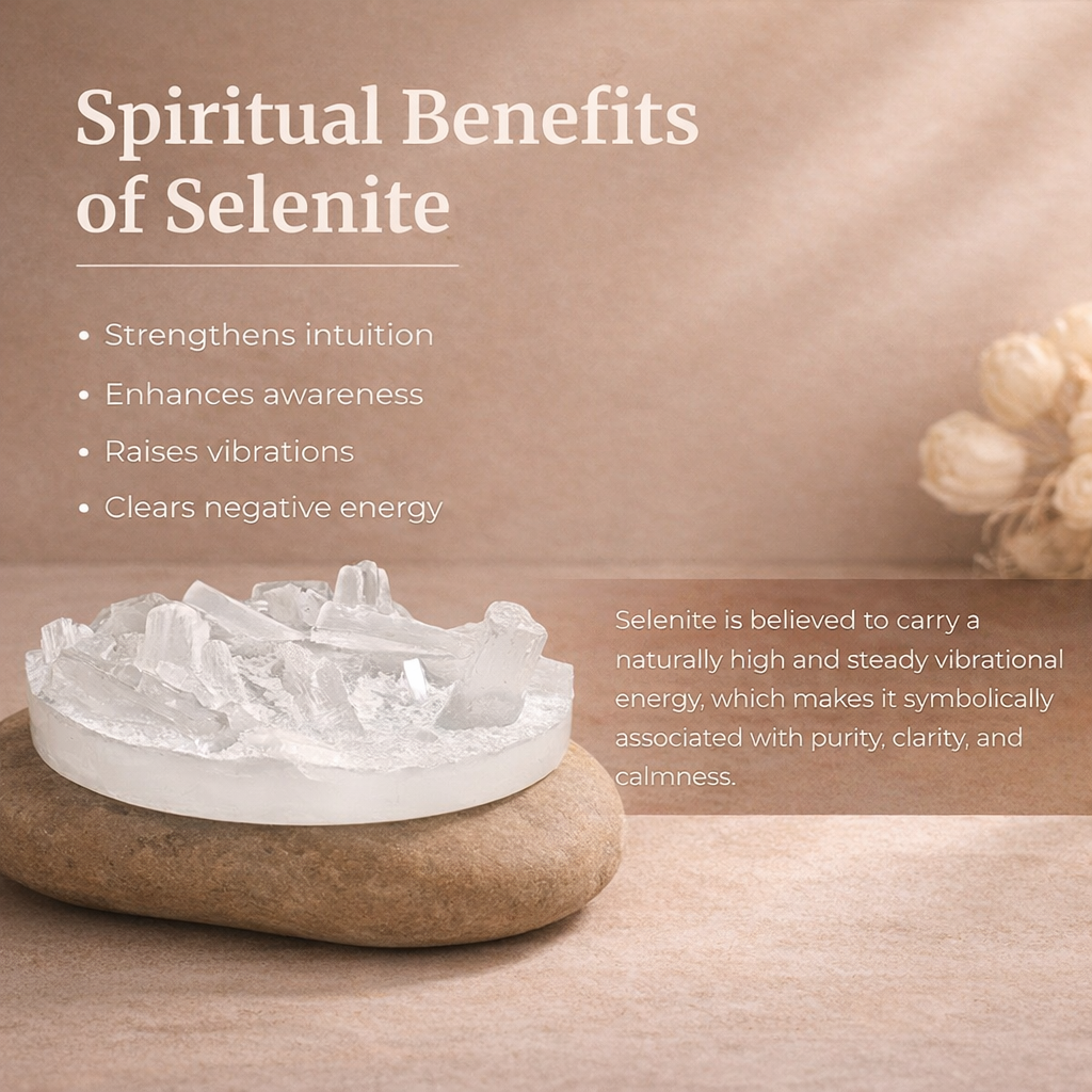Raw Selenite Plate