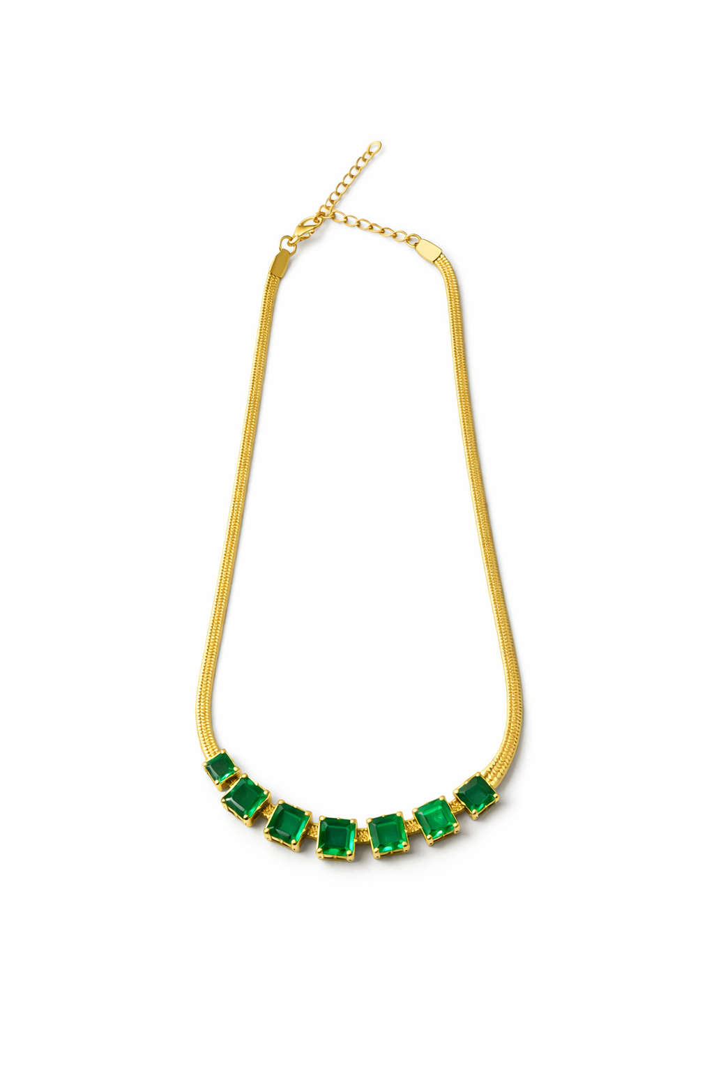 Emerald Glow Luxe Necklace