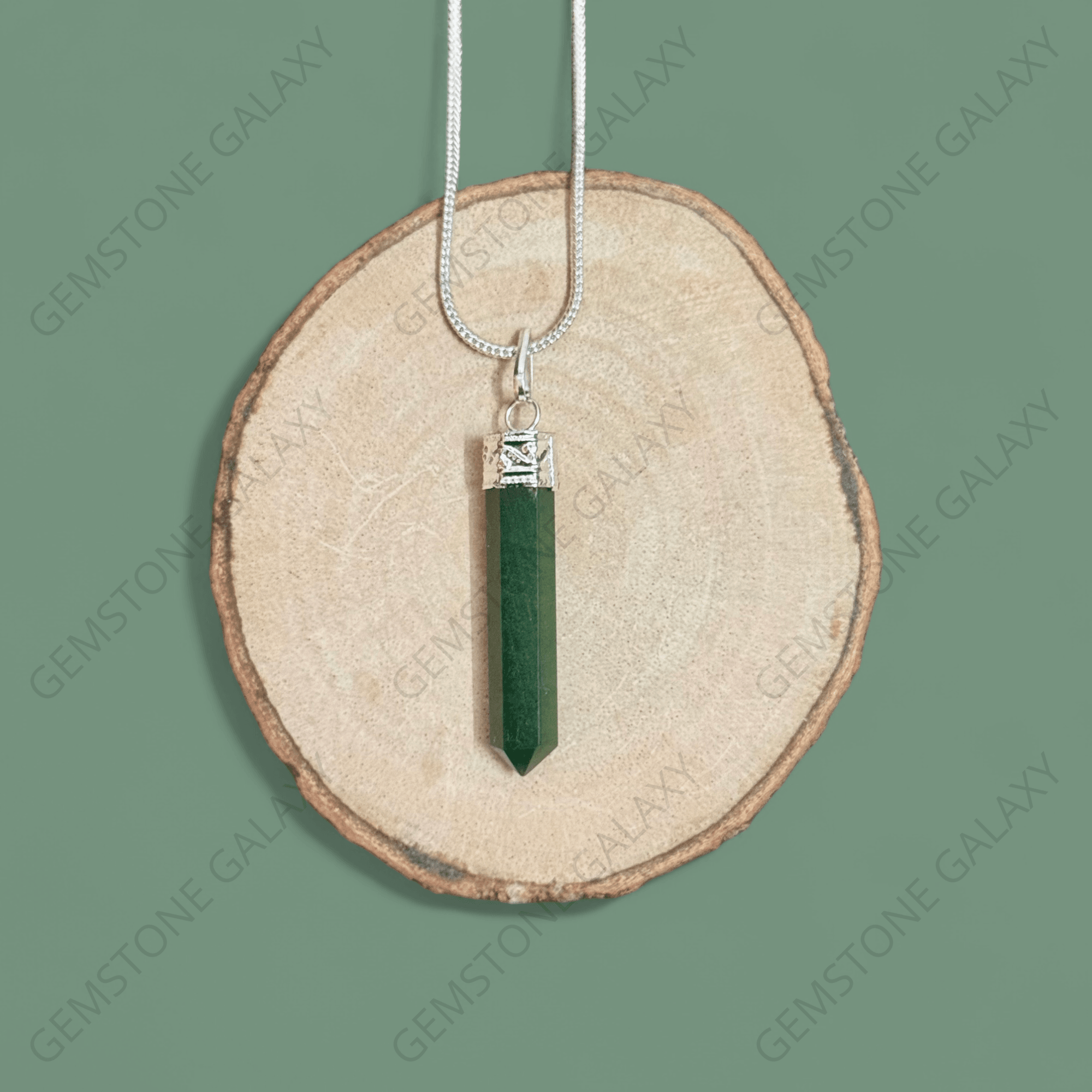 Jade Pencil Pendant