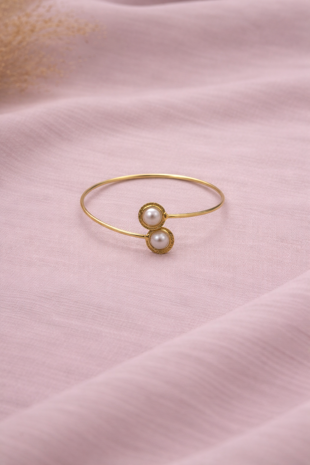 Twin Pearl Grace Cuff