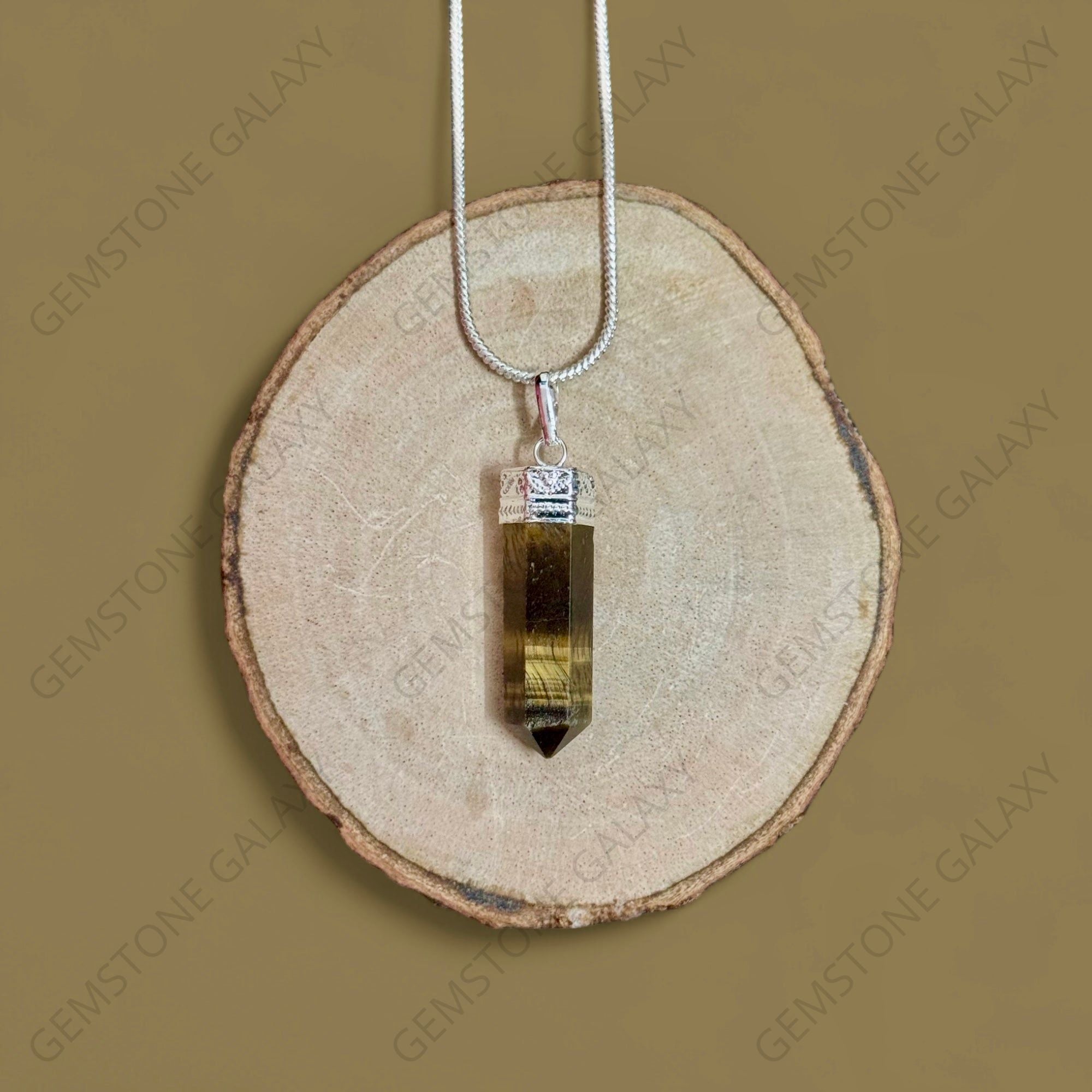 Tiger Eye Pencil Pendant