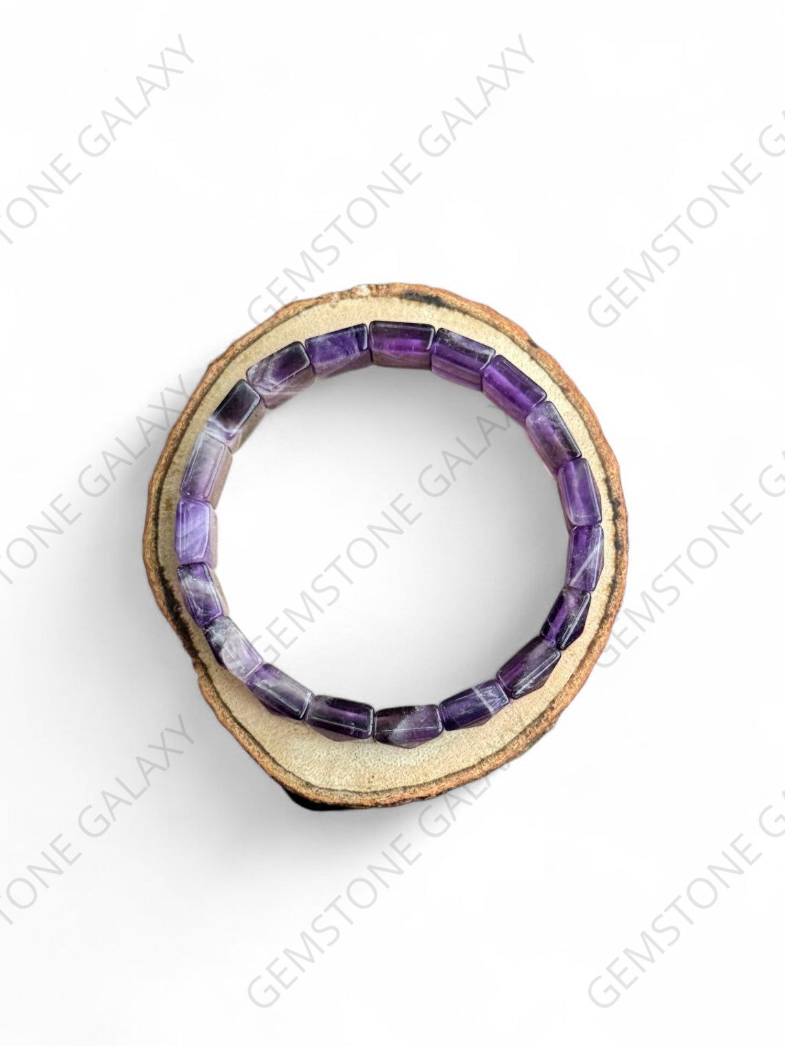 Amethyst Square Cut Bracelet