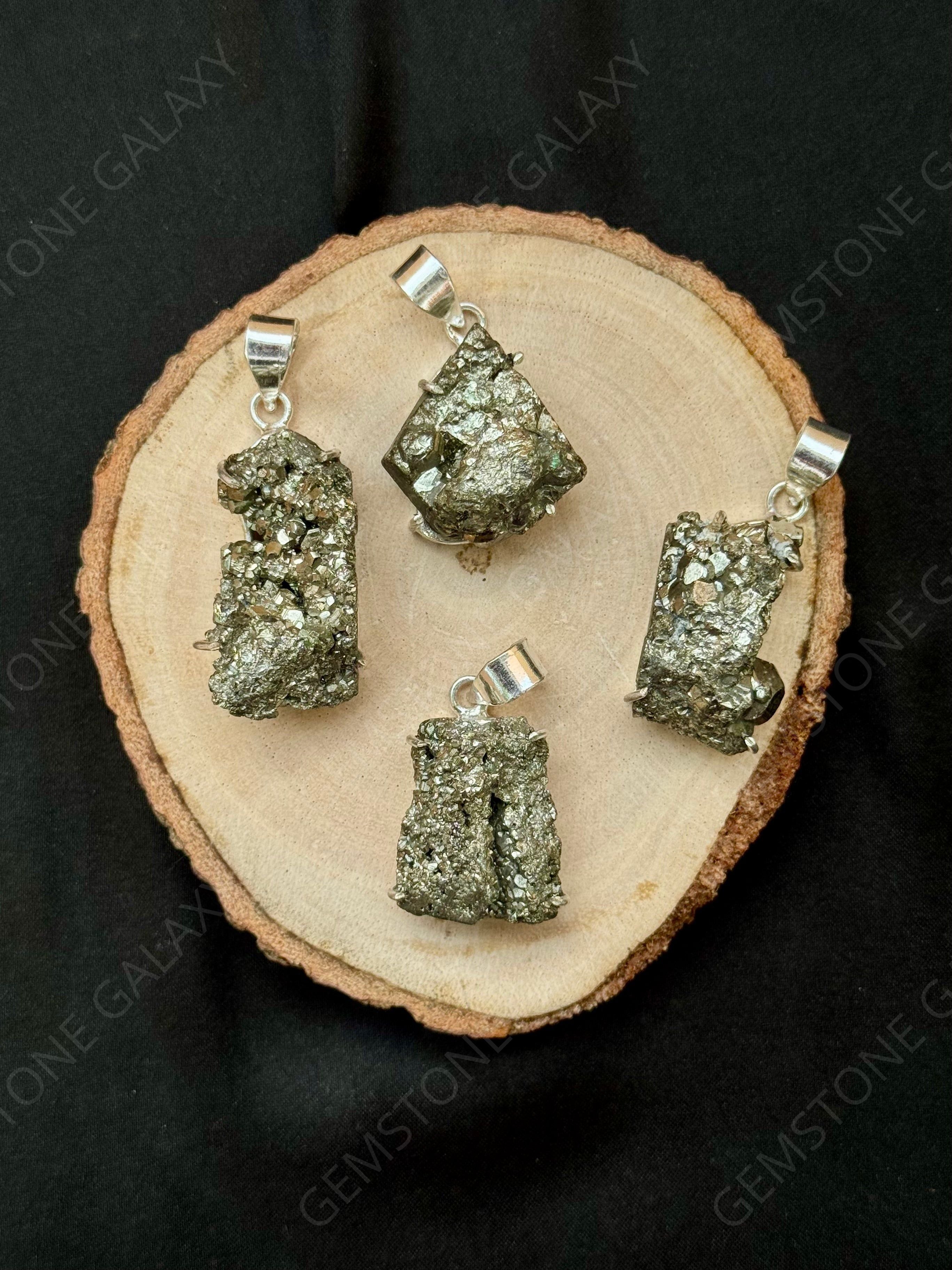 Raw Pyrite Pendant