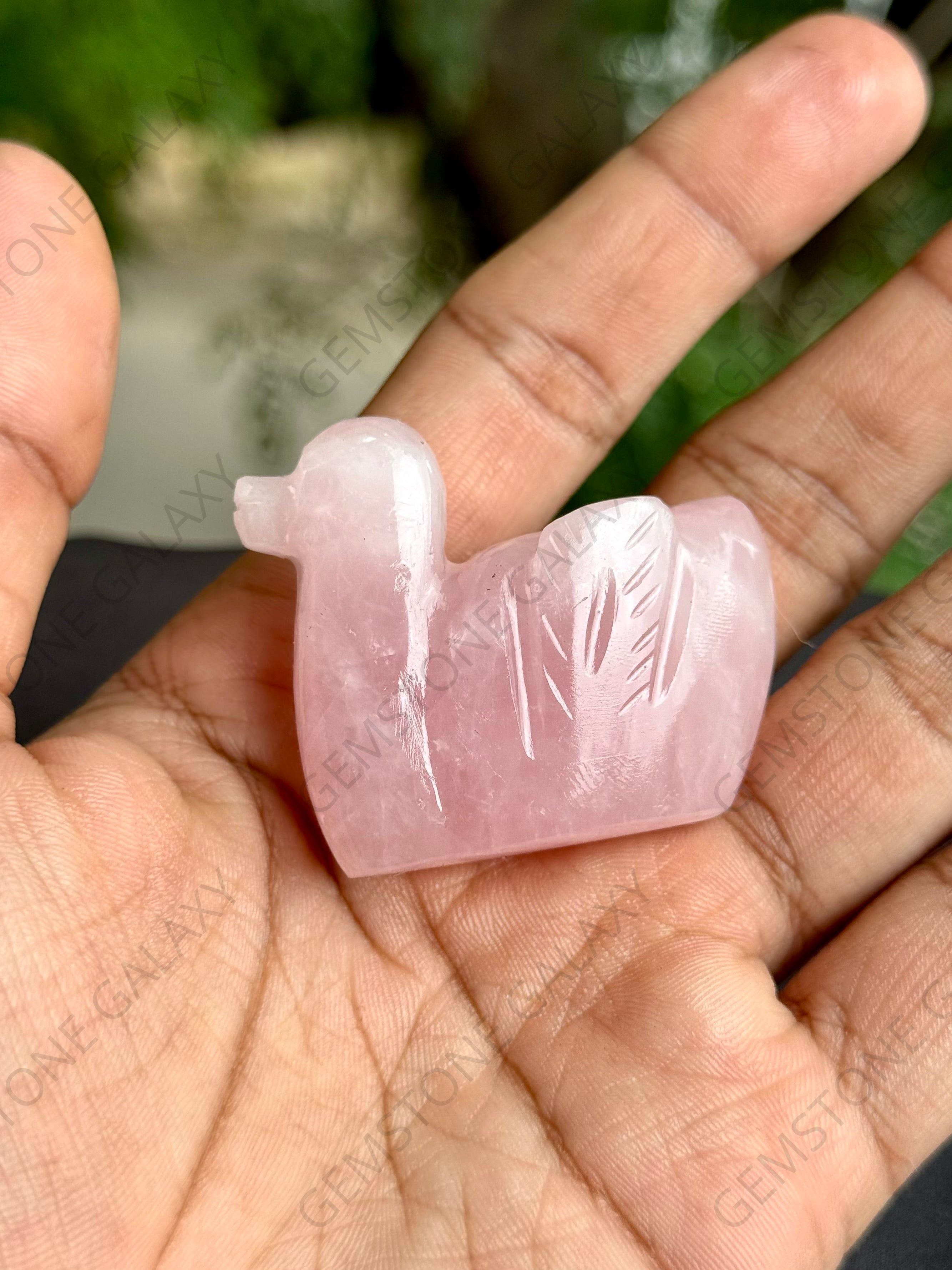 Rose Quartz Duck (Set of 2)