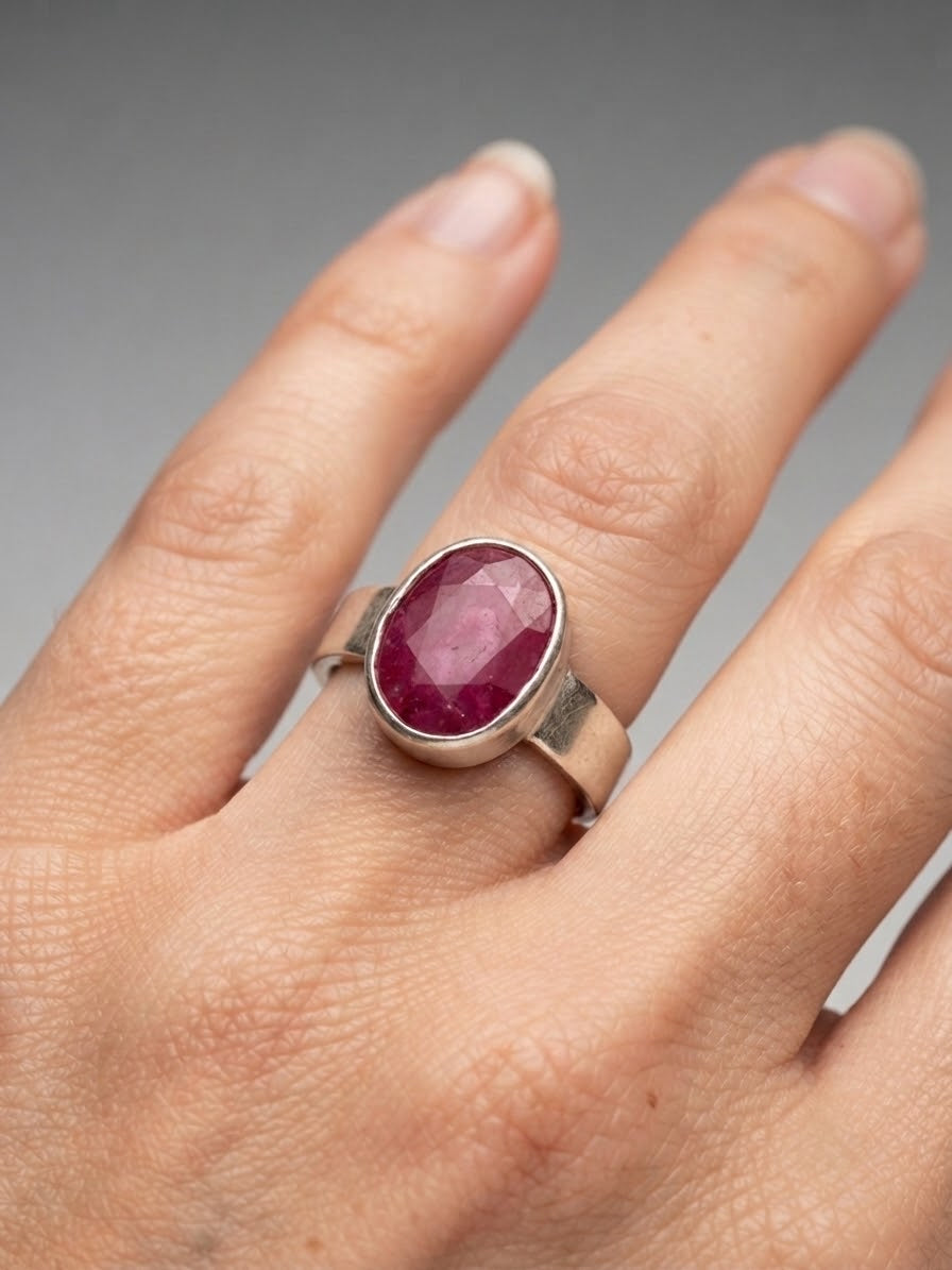 Ruby Adjustable Ring