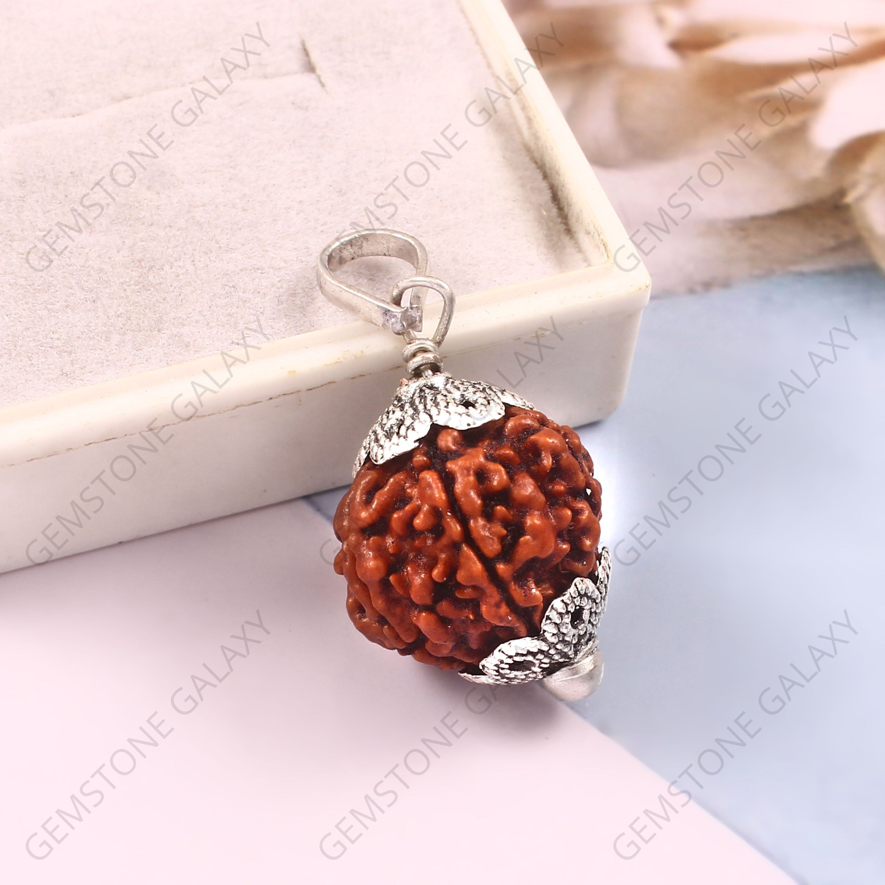 6 Mukhi Rudraksha Pendant