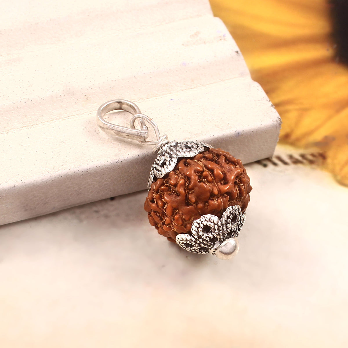9 Mukhi Rudraksha Pendant