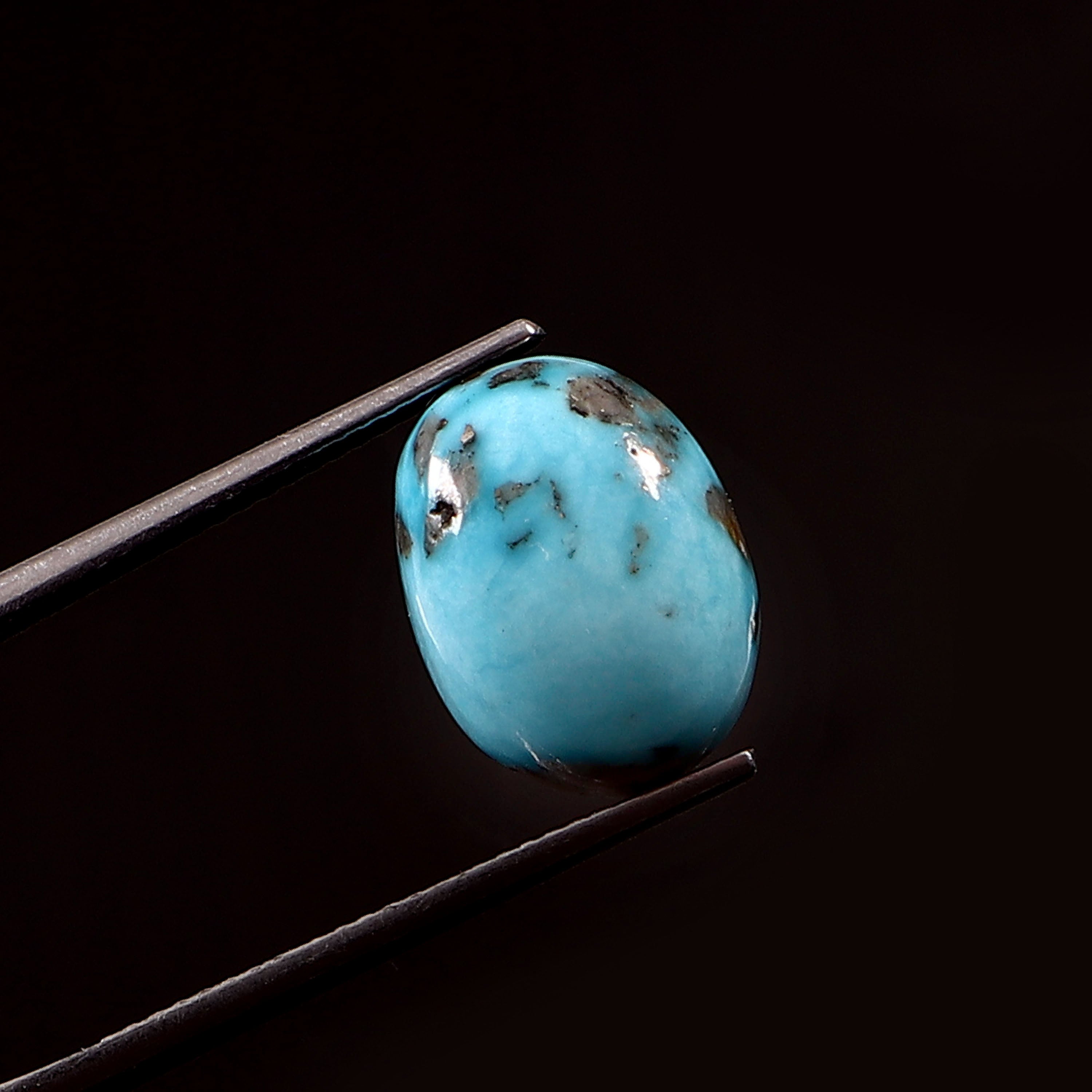 Irani Turquoise (Firoza) ( 6.5 Carat/ 7.13 Ratti)
