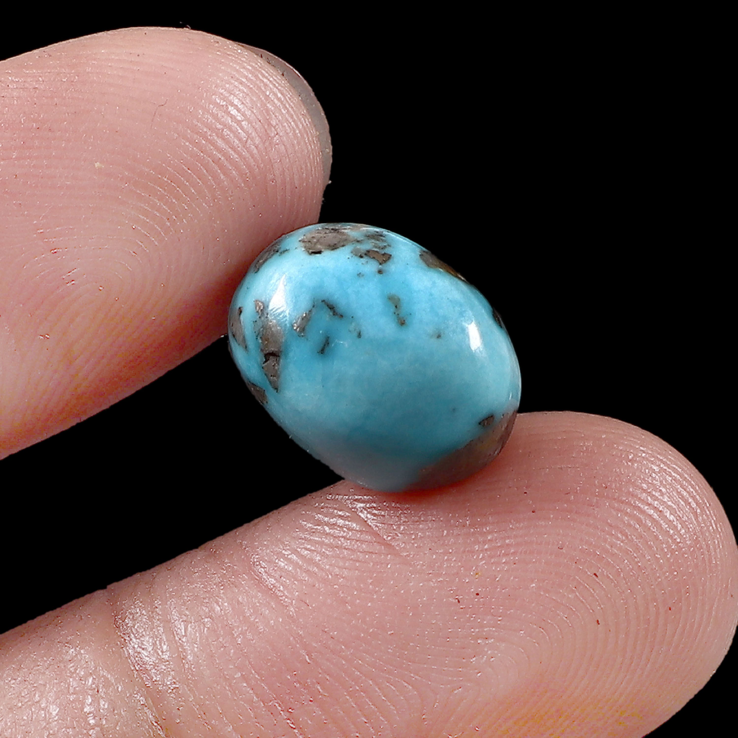 Irani Turquoise (Firoza) ( 6.5 Carat/ 7.13 Ratti)