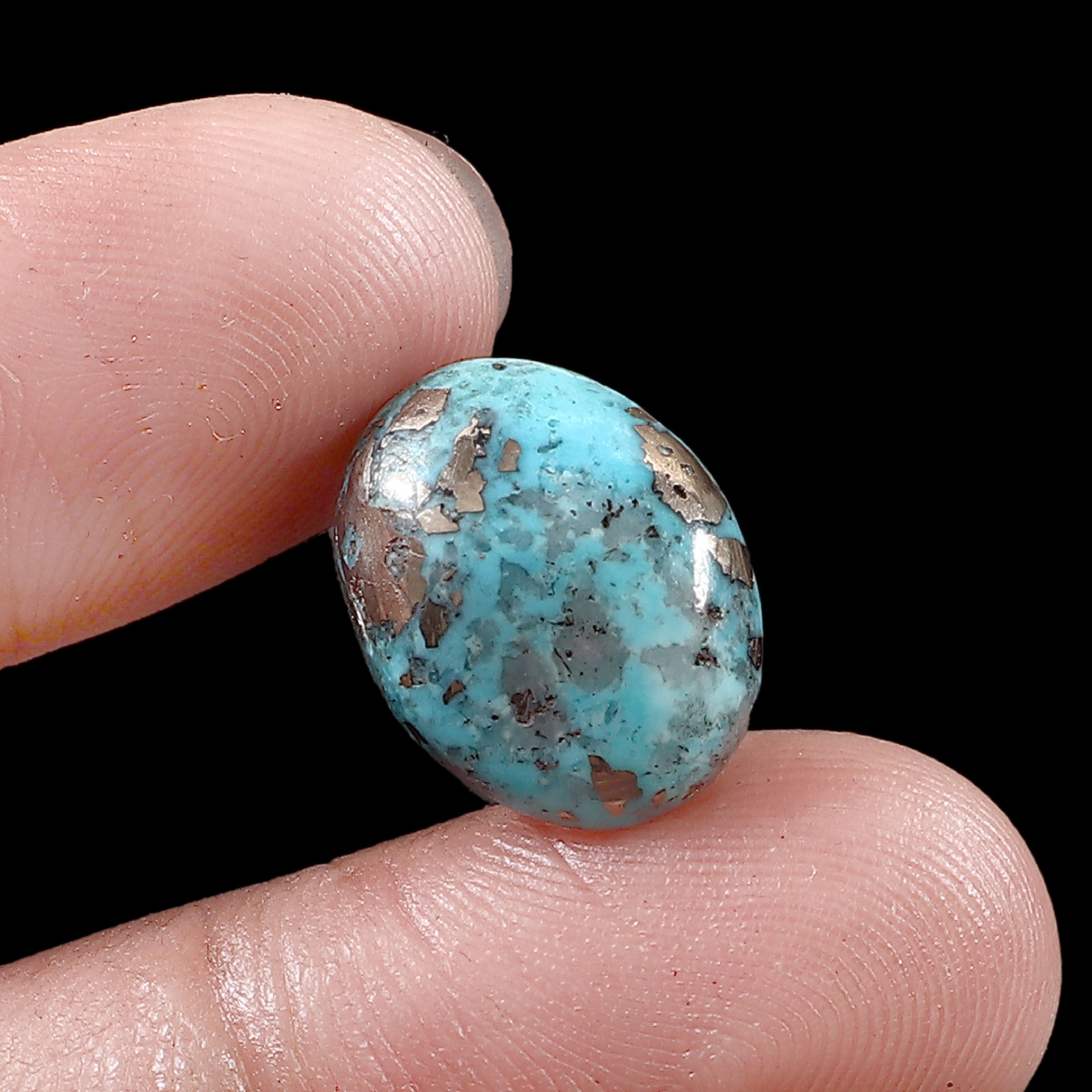 Irani Turquoise (Firoza) ( 9 Carat/ 9.87 Ratti )