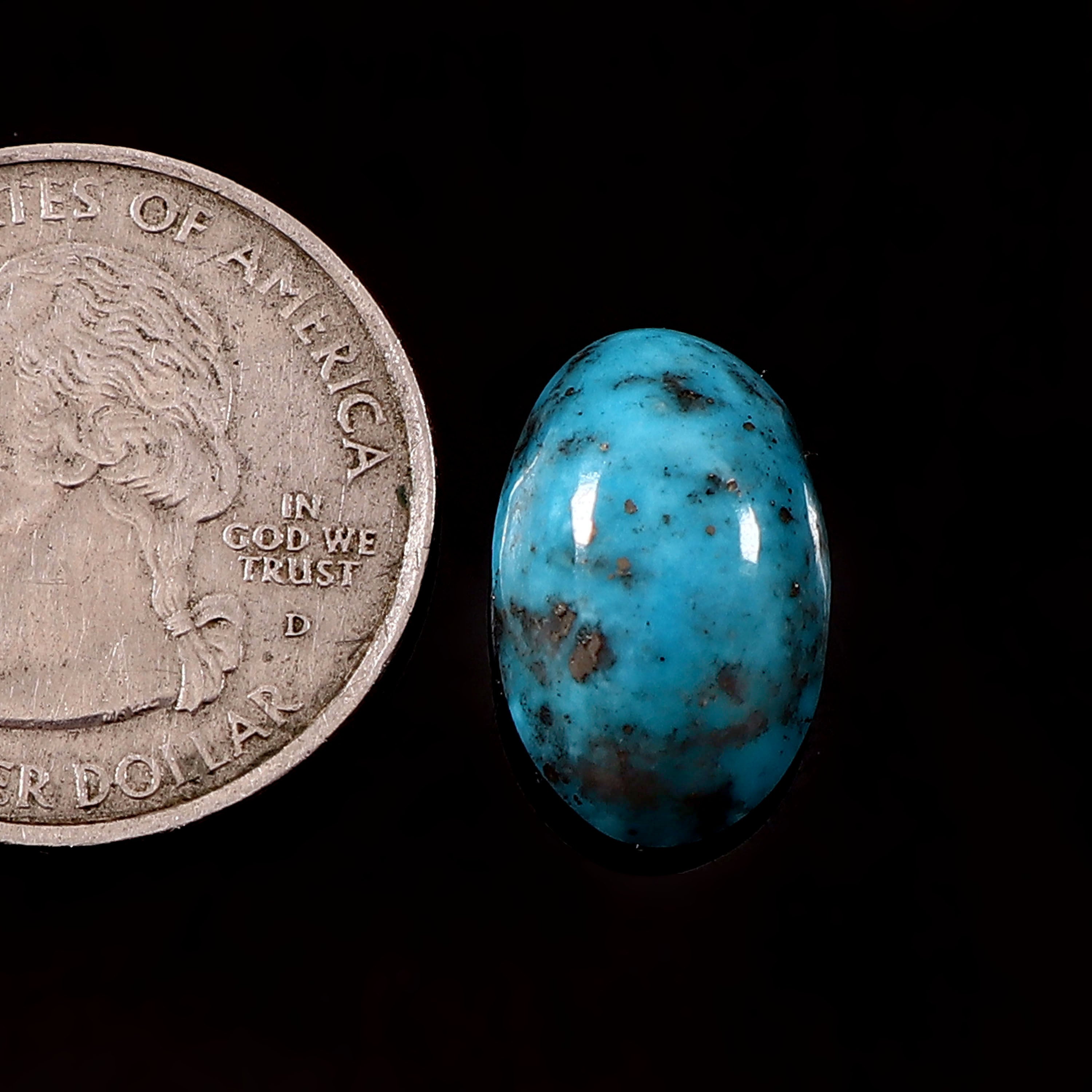 Irani Turquoise (Firoza) ( 9 Carat/ 9.87 Ratti )