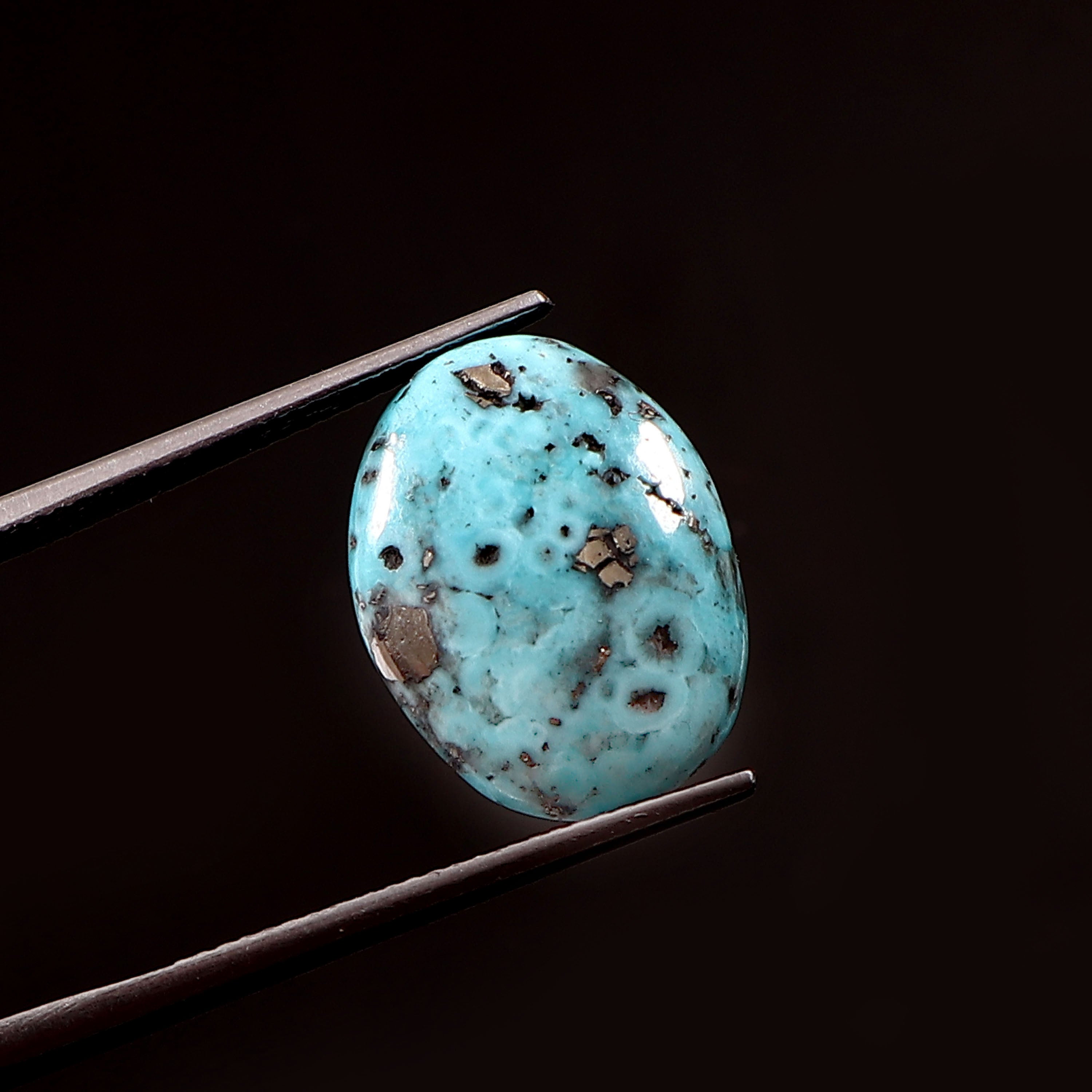 Irani Turquoise (Firoza) ( 7.5 Carat/ 8.23 Ratti)