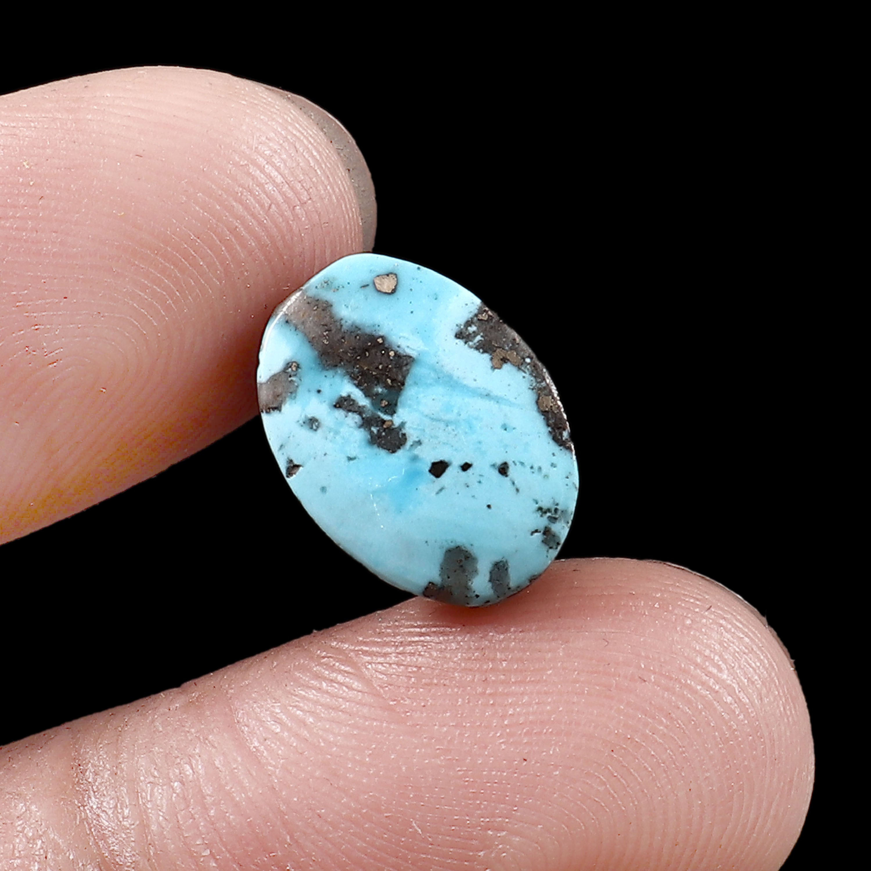 Irani Turquoise (Firoza) (6.75 Carat/ 7.40 Ratti )