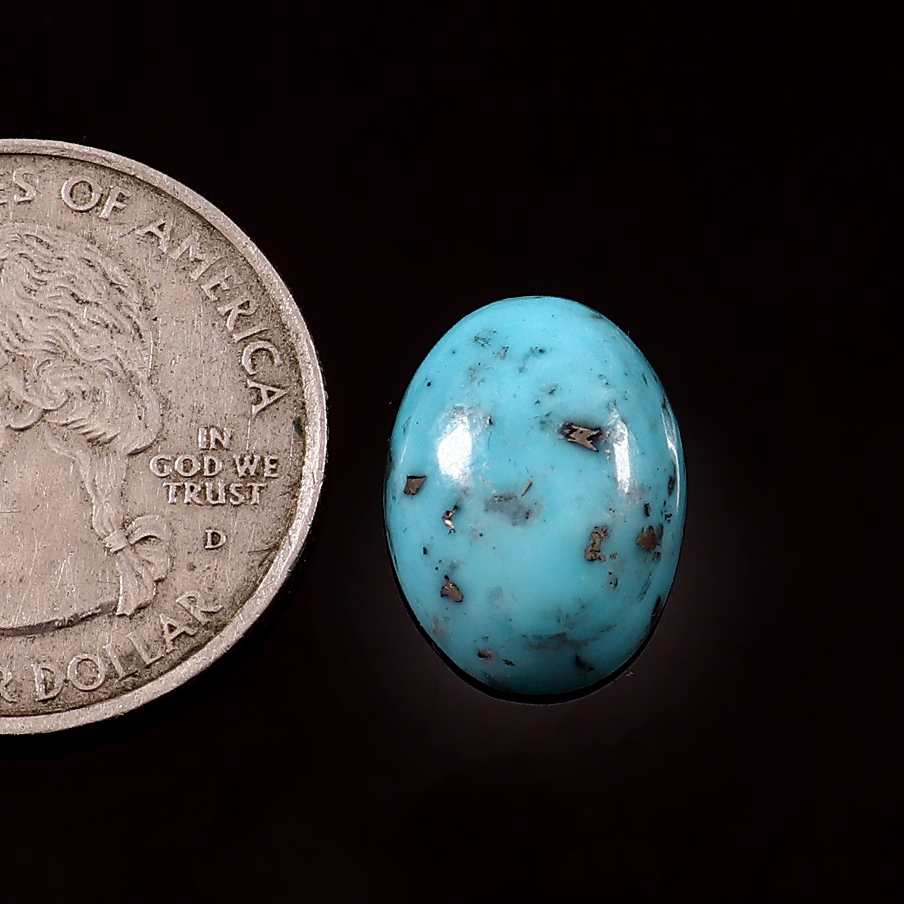 Irani Turquoise (Firoza) ( 6 Carat/ 6.58 Ratti )