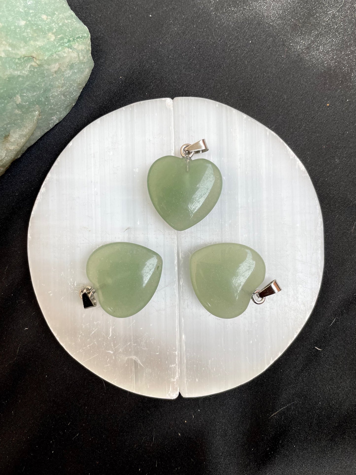 Green Aventurine Heart Pendant