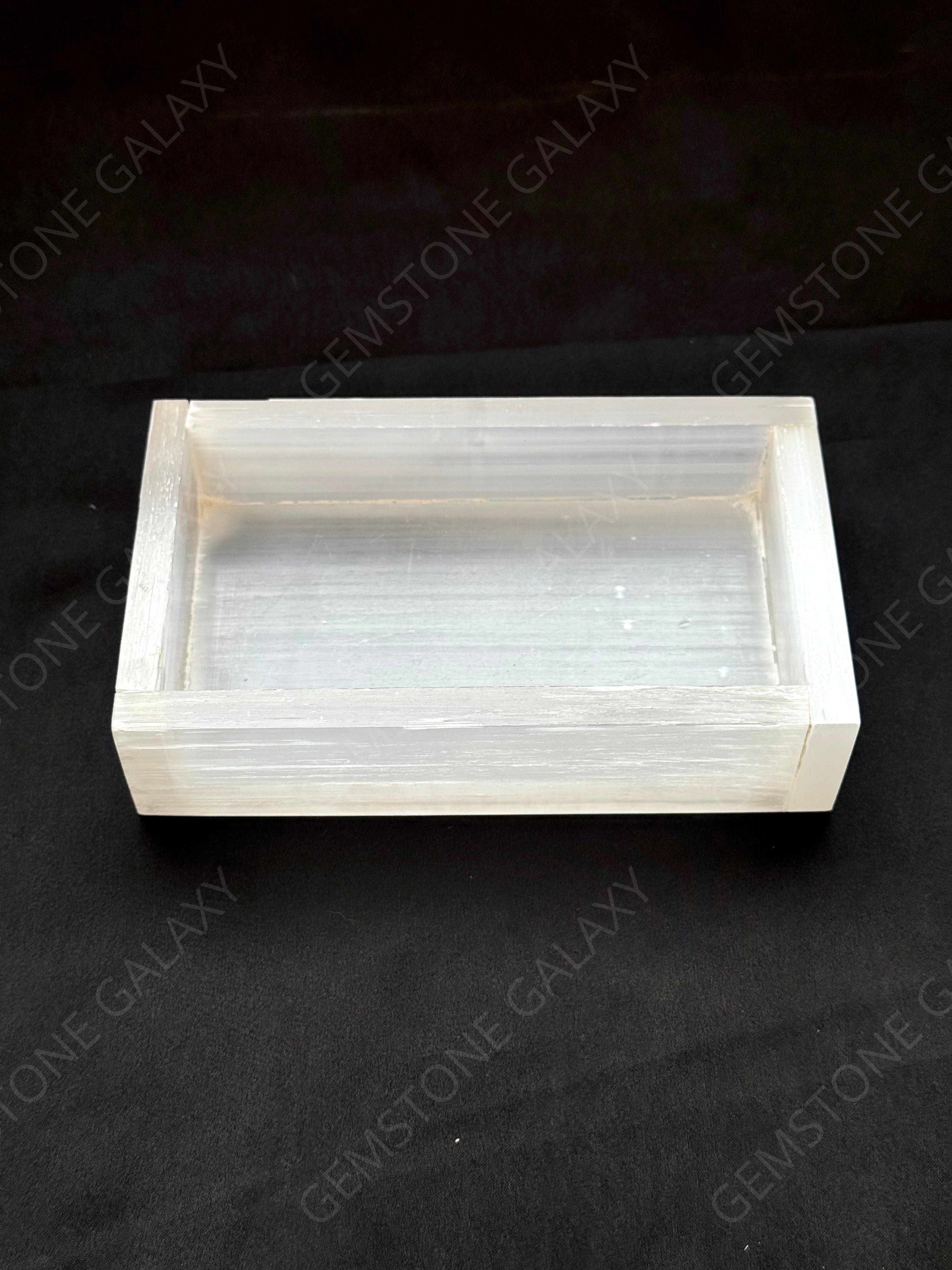 Rectangular Selenite Tray for Charging