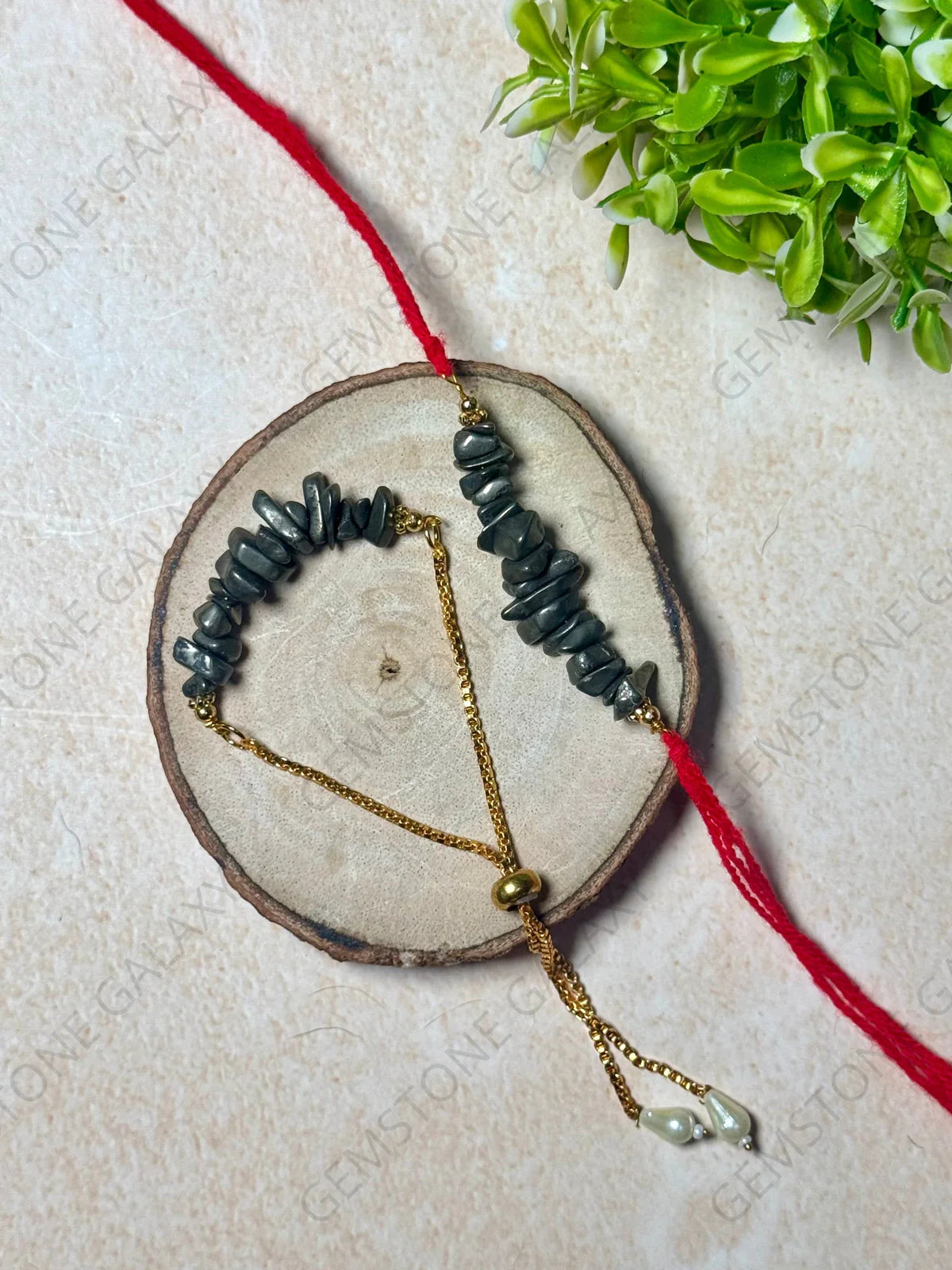 Pyrite Chips Rakhi