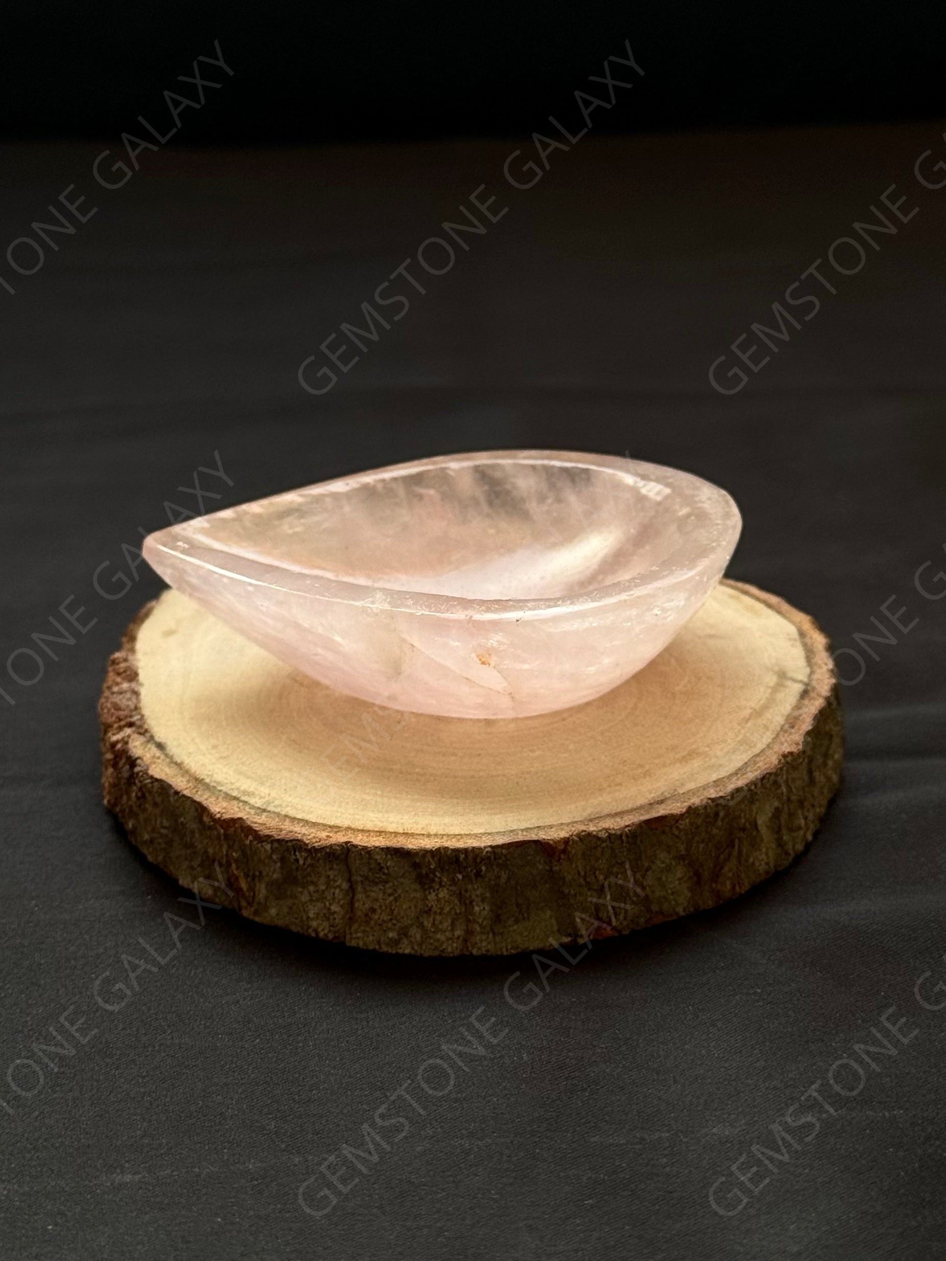 Rose Quartz Diya