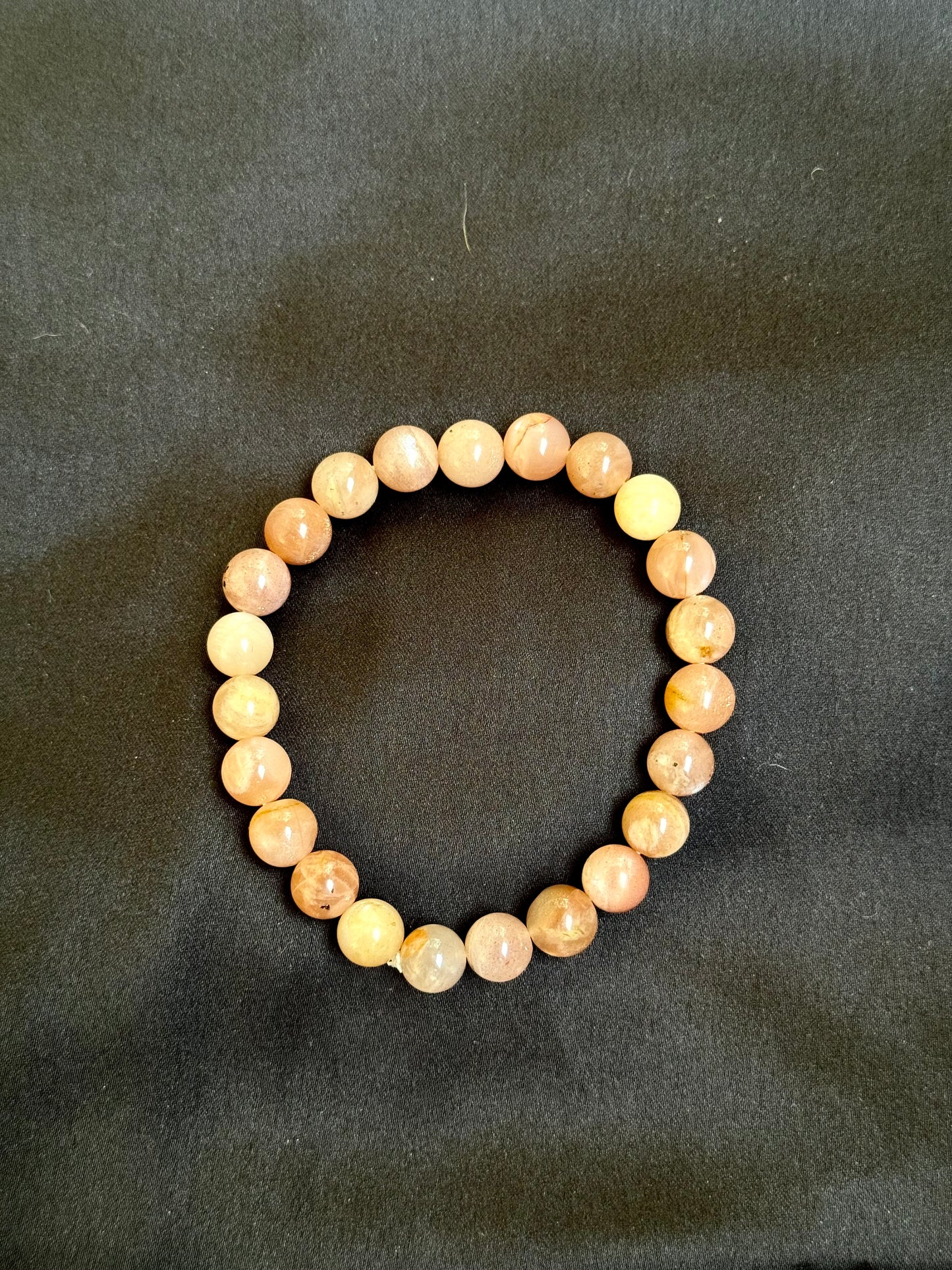 Peach Moonstone Bracelet