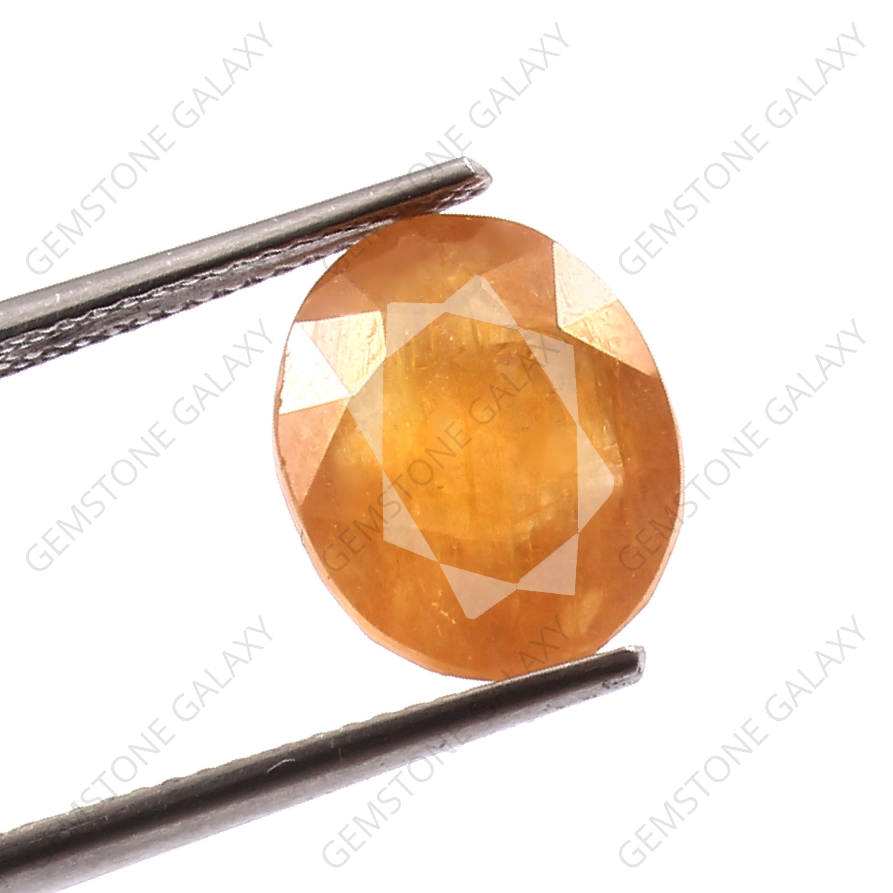 Yellow Sapphire (Pukhraj) (7.7 Carat, 8.45 Ratti)
