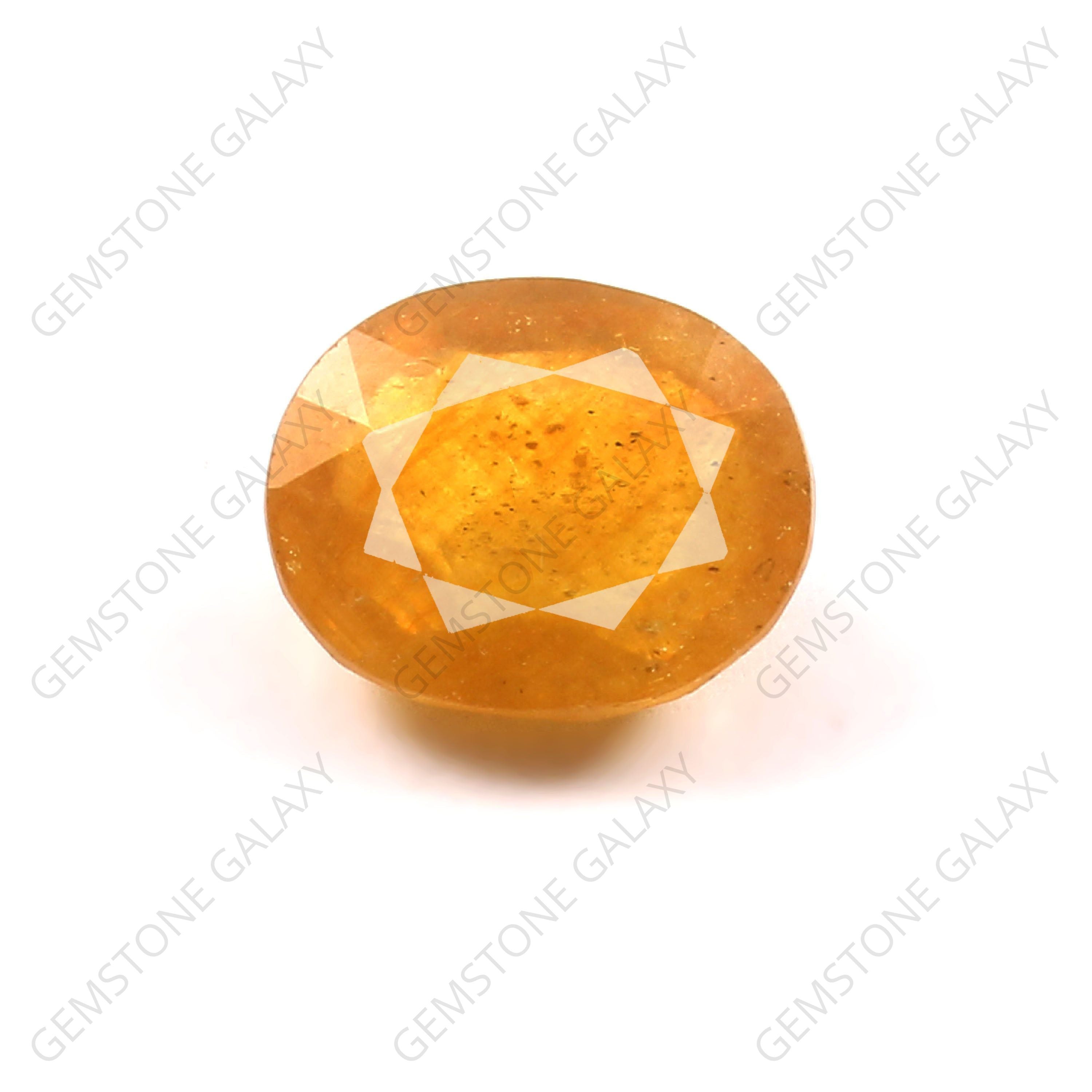 Yellow Sapphire (Pukhraj) (6 Carat, 6.58 Ratti)