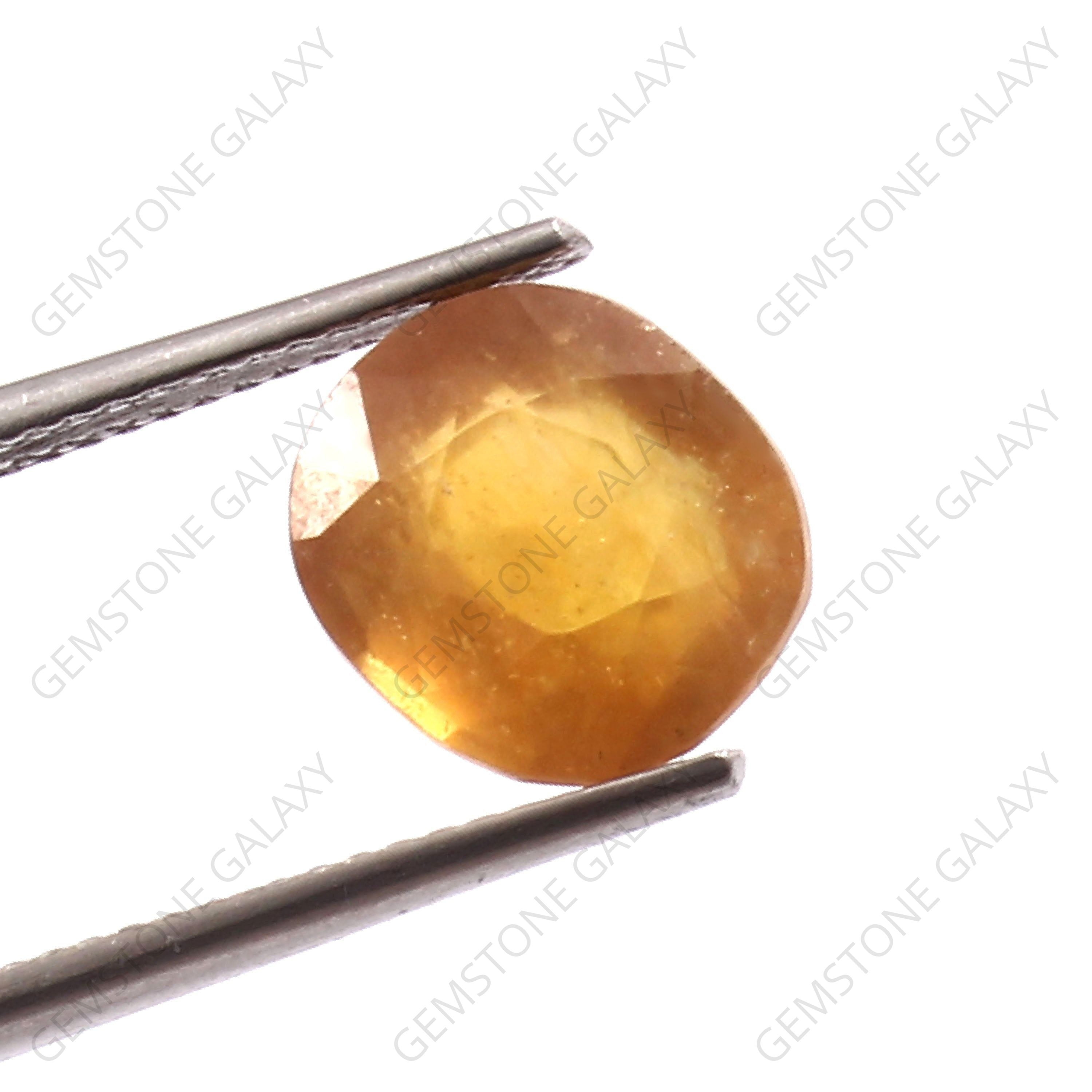 Yellow Sapphire (Pukhraj) (5 Carat, 5.49 Ratti)