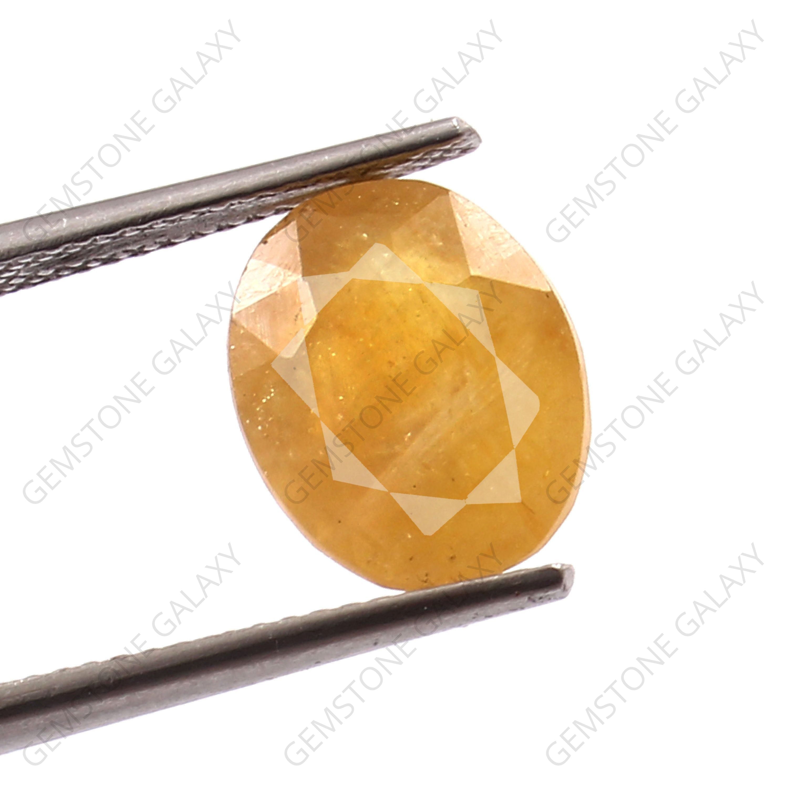 Yellow Sapphire (Pukhraj) (5.5 Carat, 6.03 Ratti)