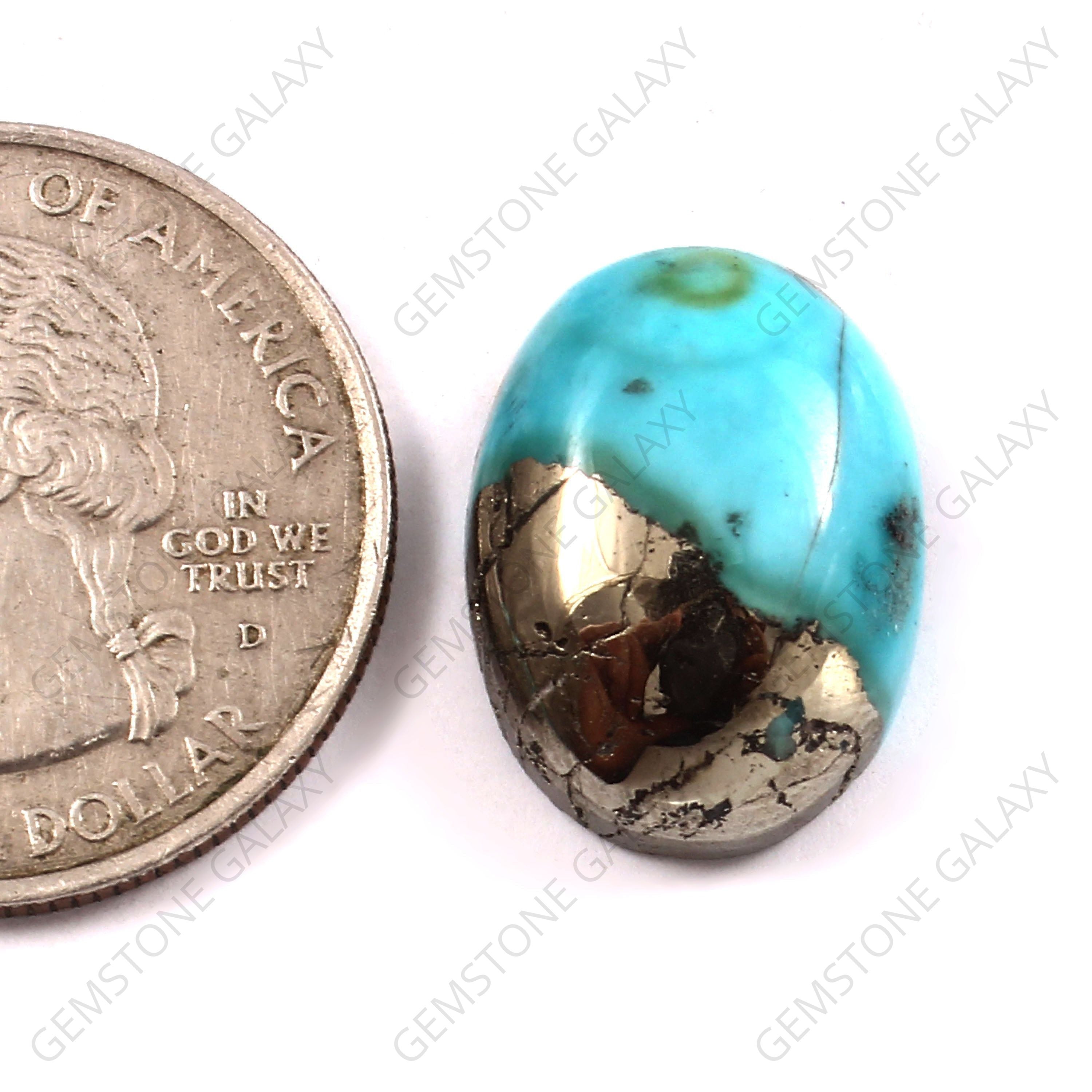 Irani Turquoise (Firoza) ( 14.15 Carat/ 15.52 Ratti)