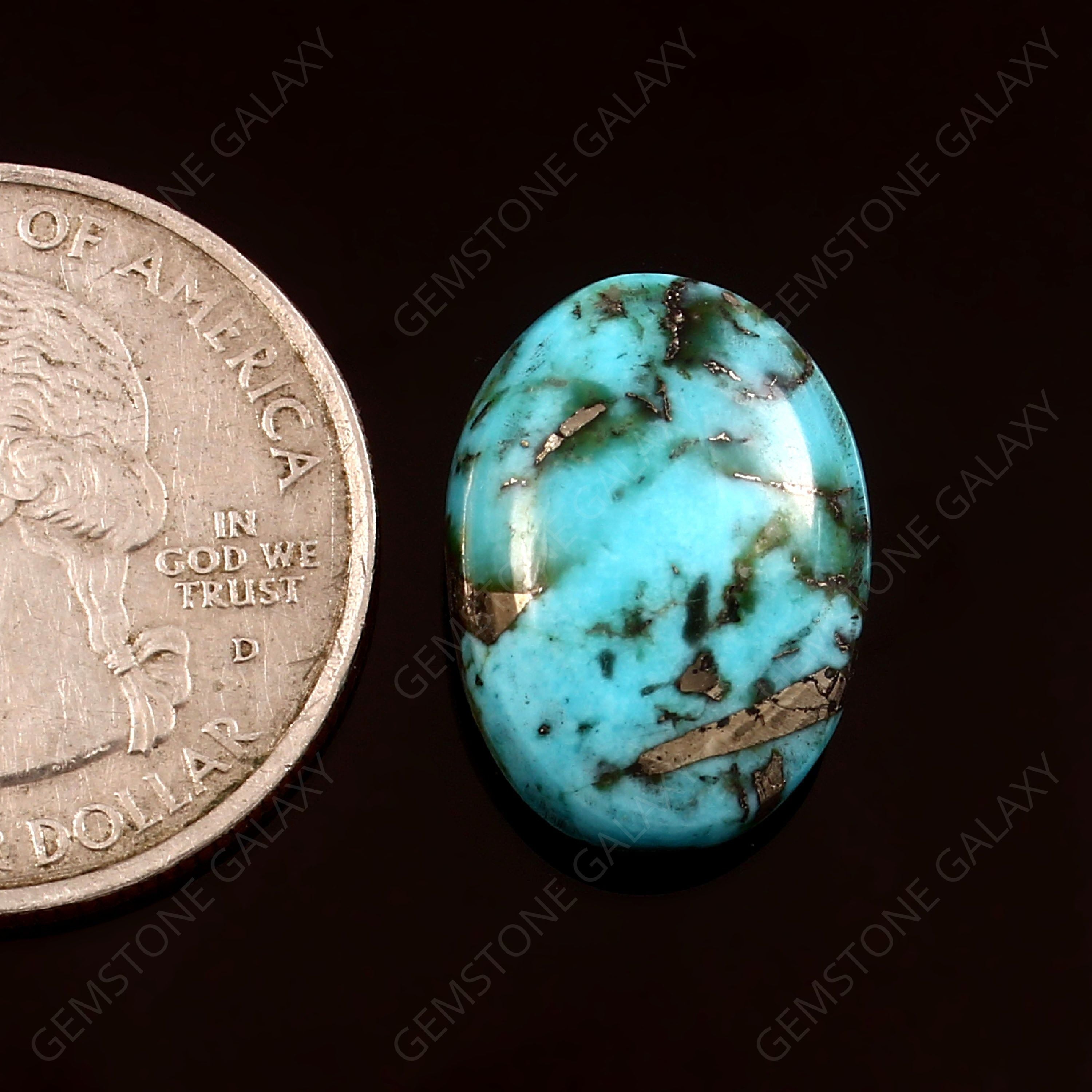 Irani Turquoise (Firoza) ( 11.95 Carat/ 13.11 Ratti)