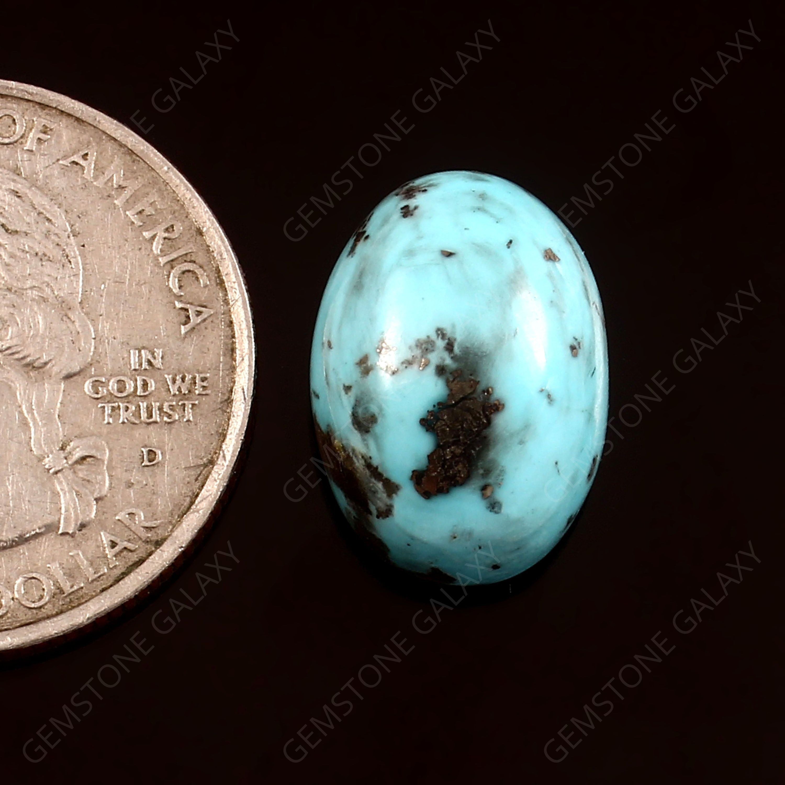 Irani Turquoise (Firoza) ( 9 Carat/ 9.87 Ratti)