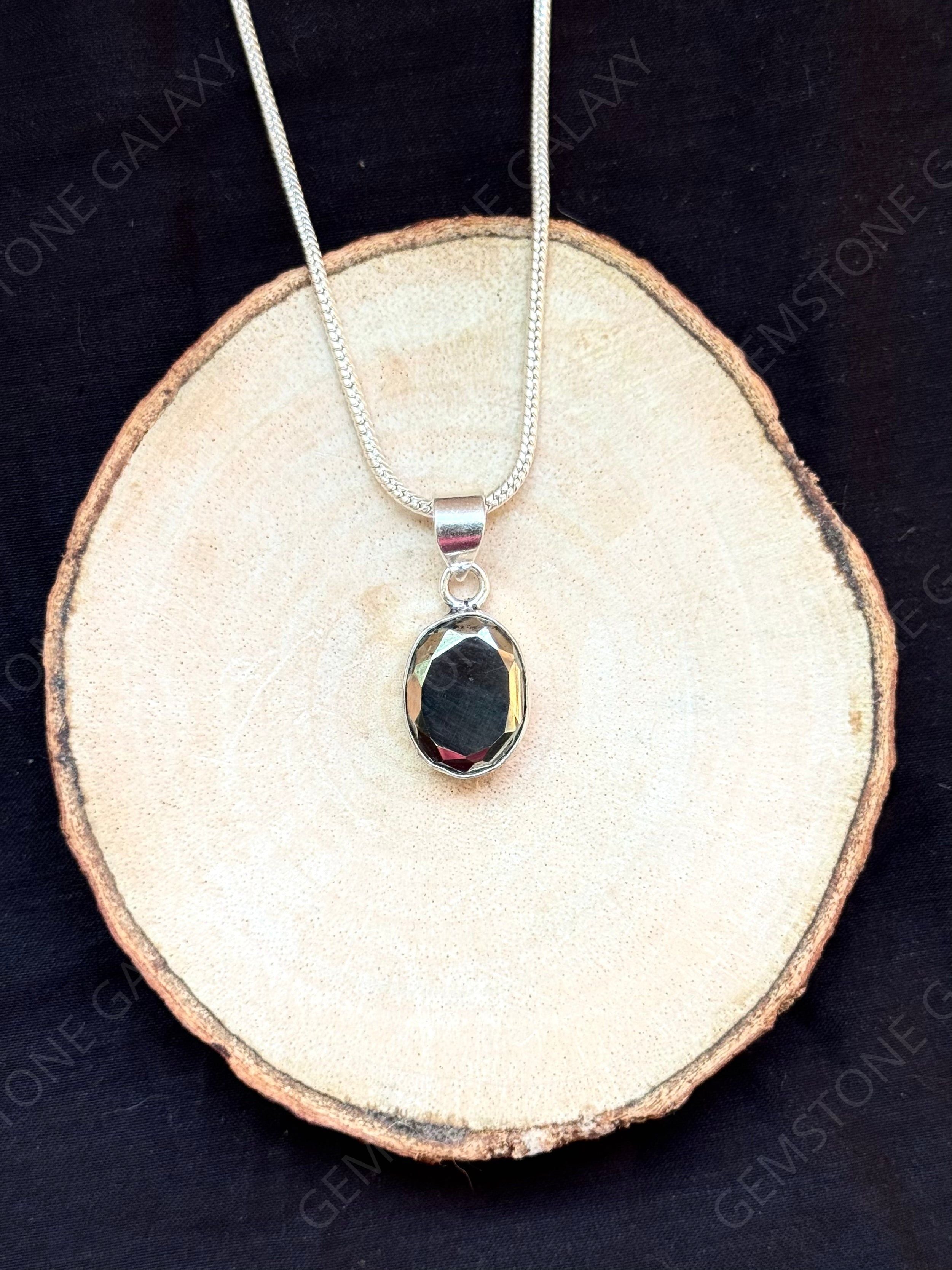 Pyrite Diamond Cut Pendant