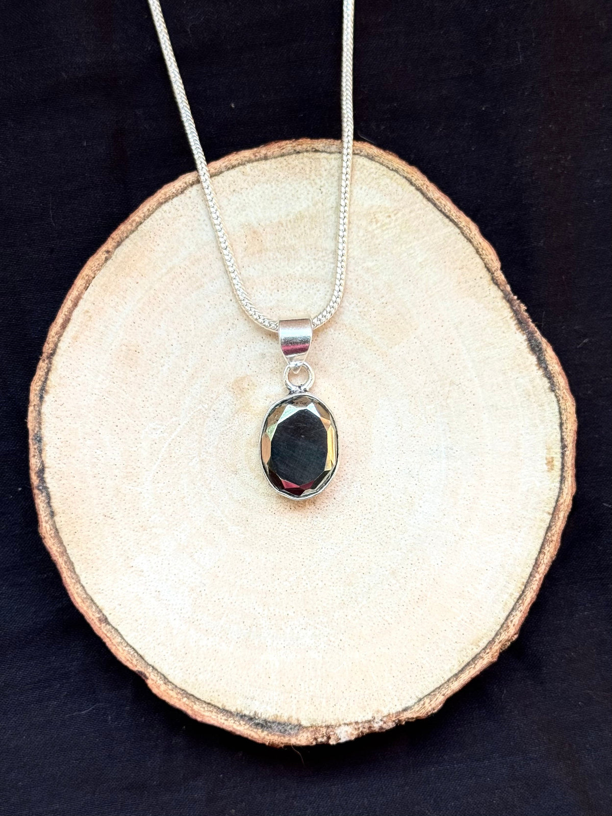 Pyrite Diamond Cut Pendant