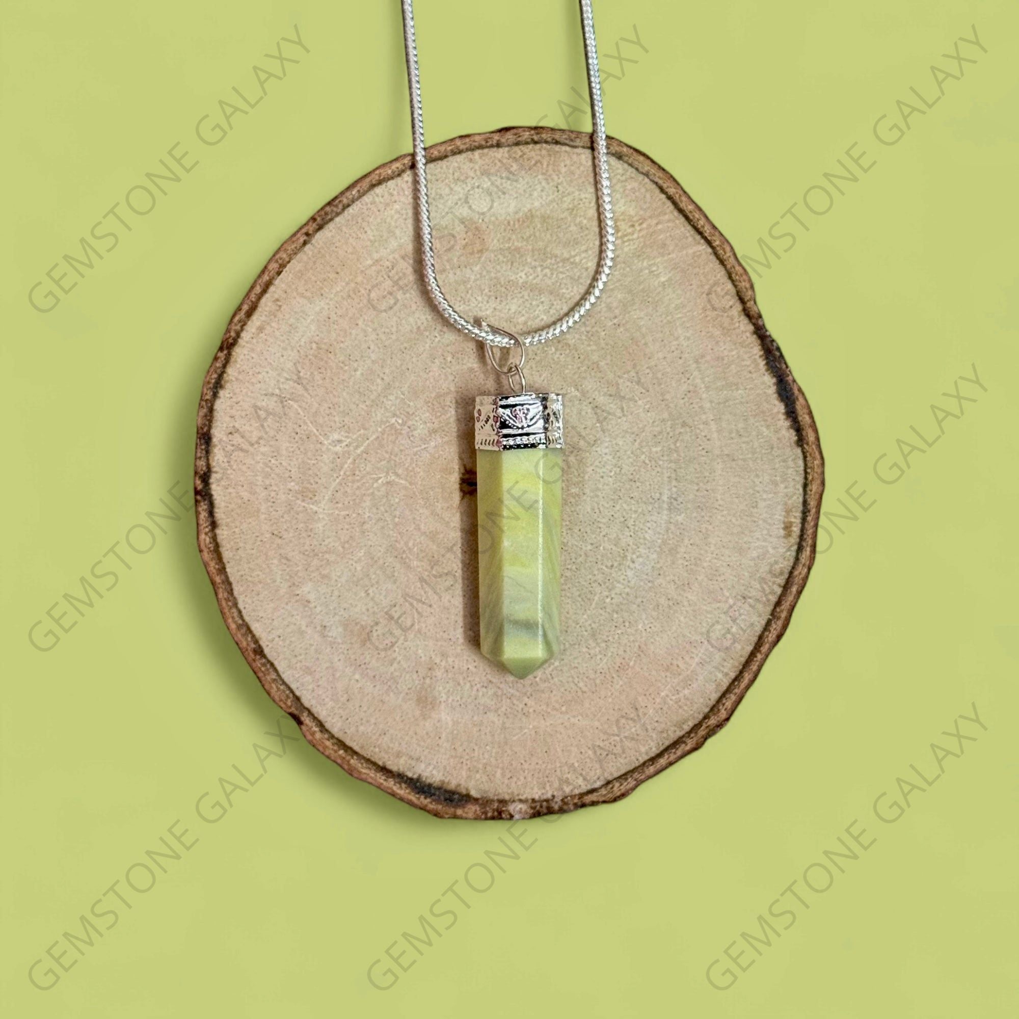 Serpentine Pencil Pendant