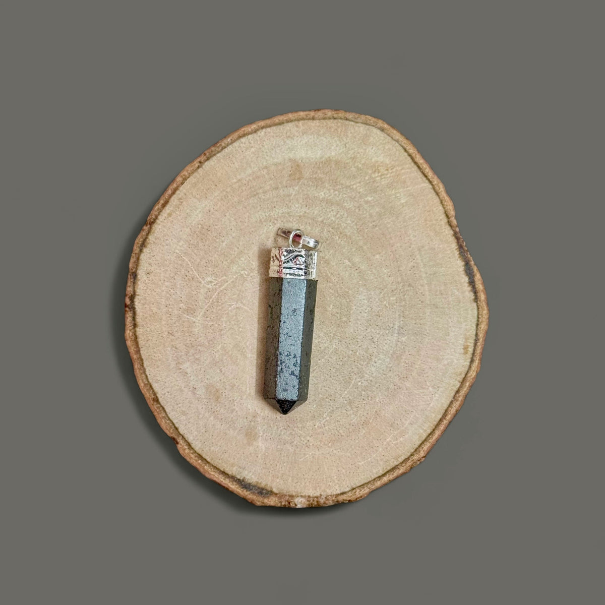 Hematite Pencil Pendant