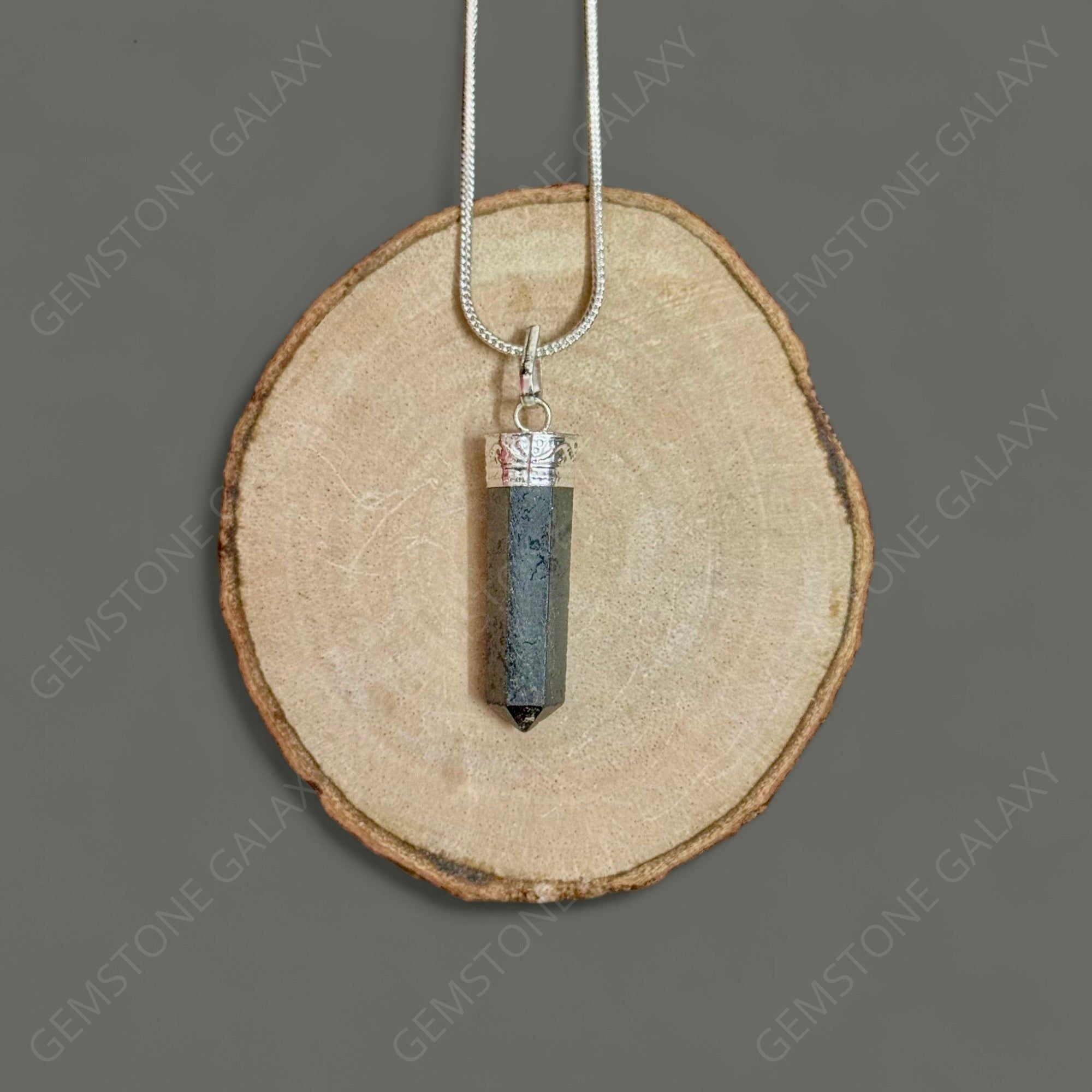 Hematite Pencil Pendant