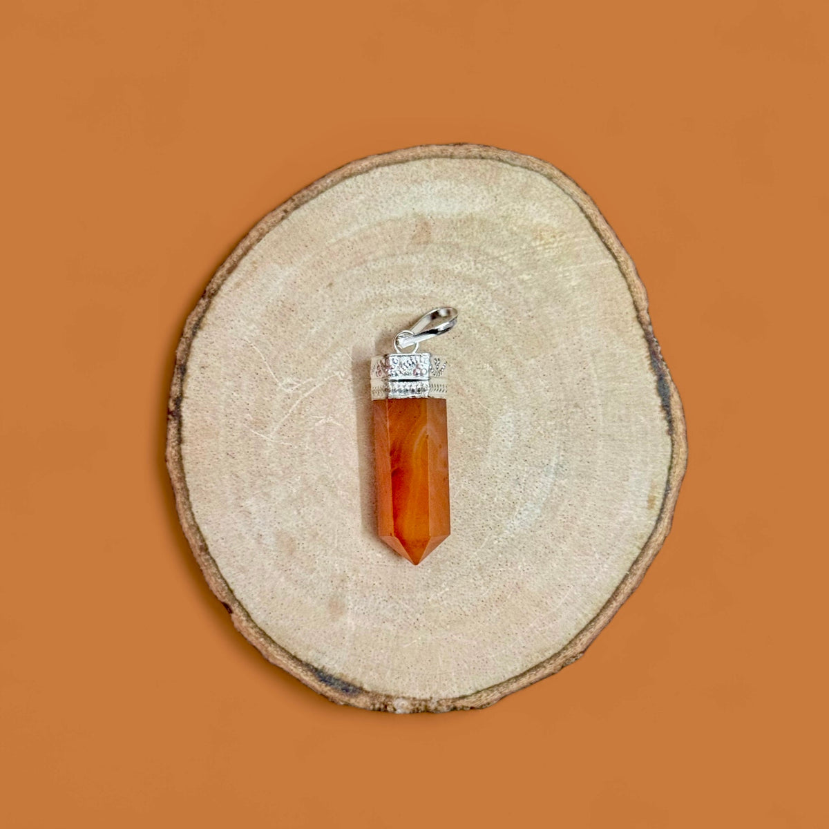 Carnelian Pencil Pendant