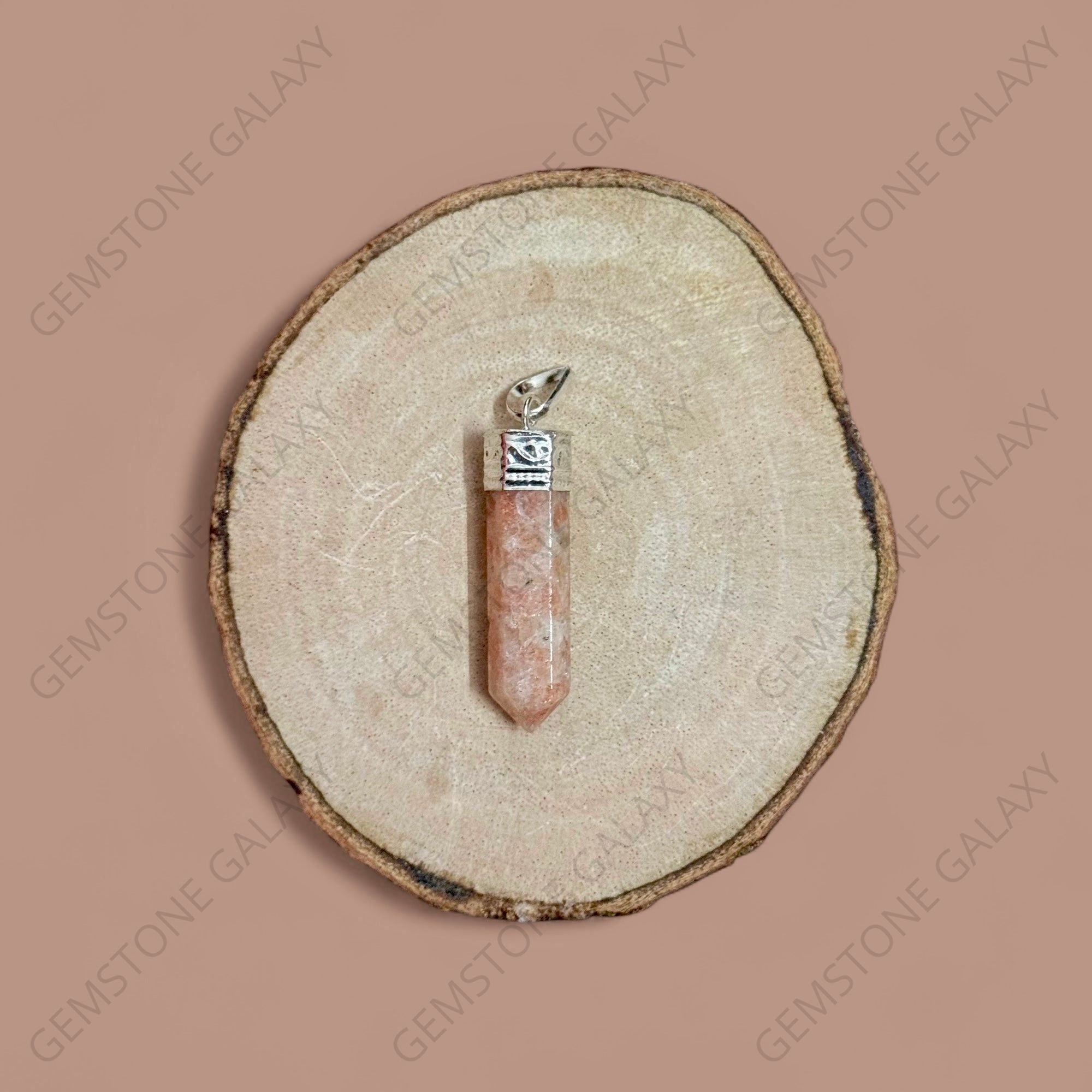 Sunstone Pencil Pendant