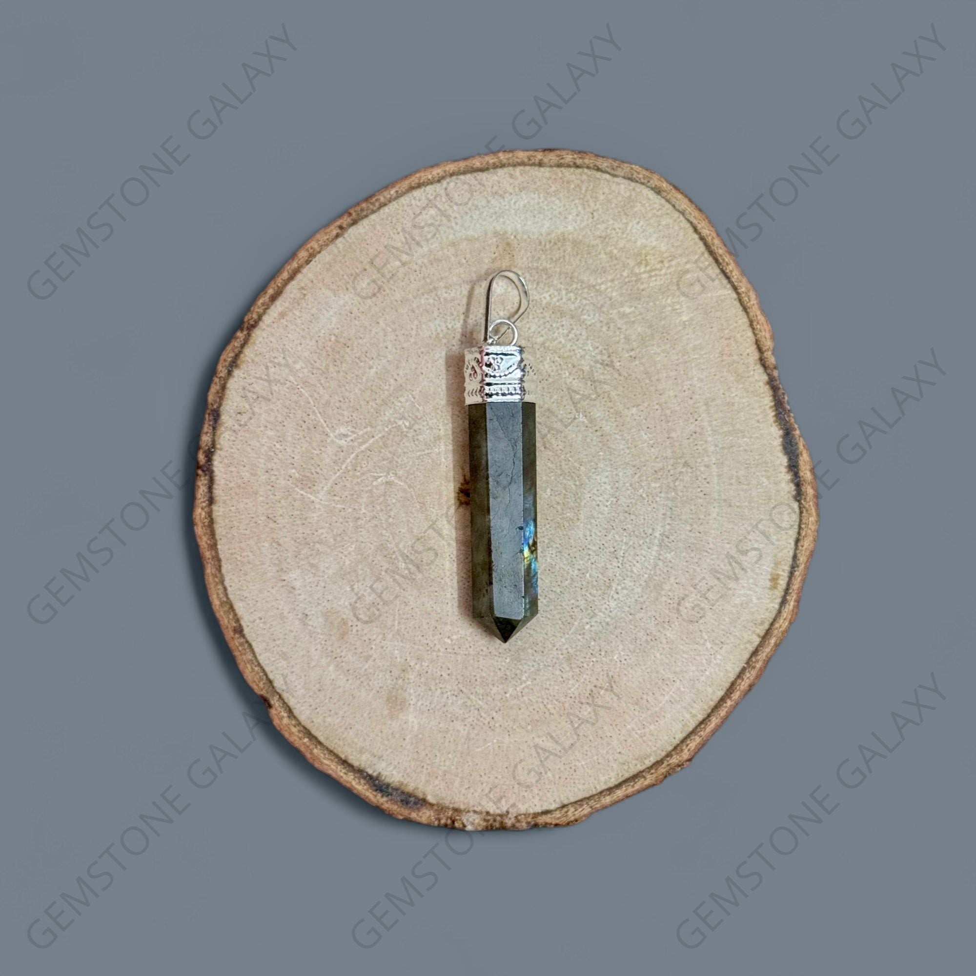 Labradorite Pencil Pendant