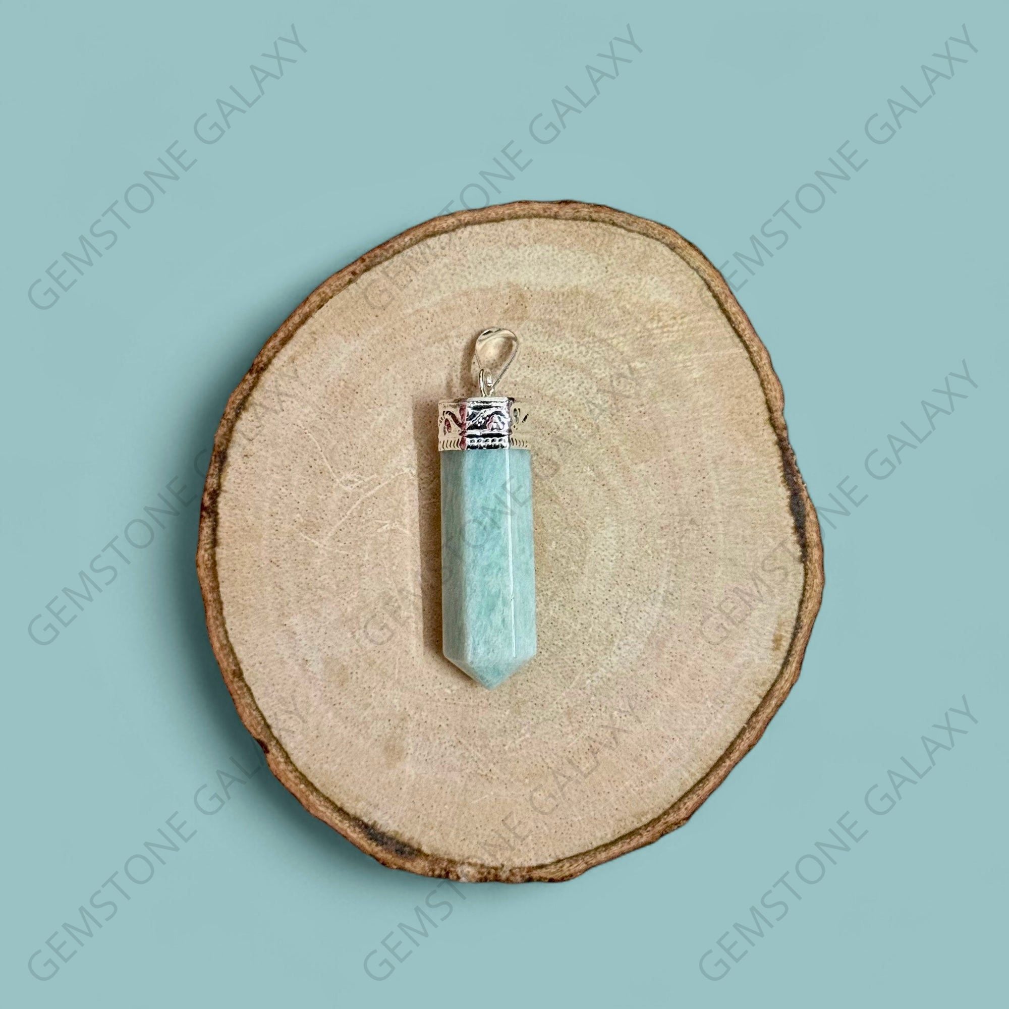 Amazonite Pencil Pendant