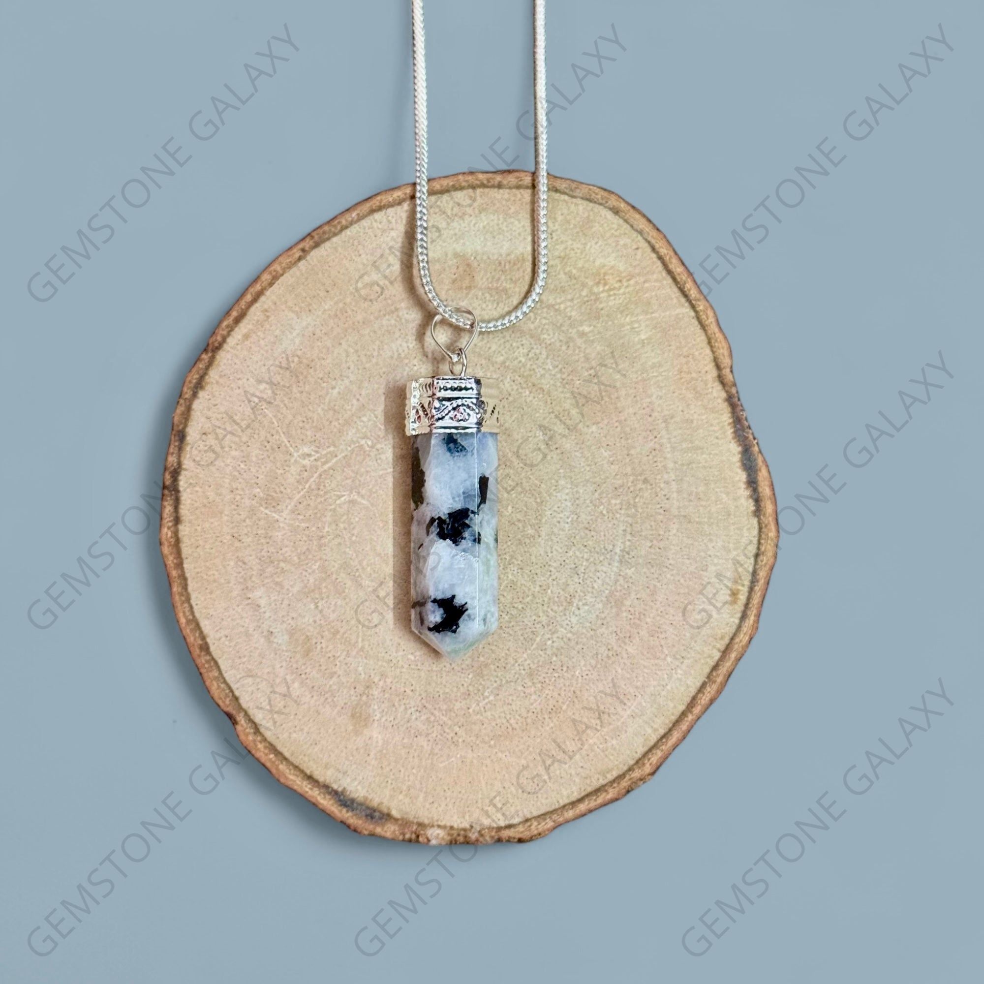 Moonstone Pencil Pendant
