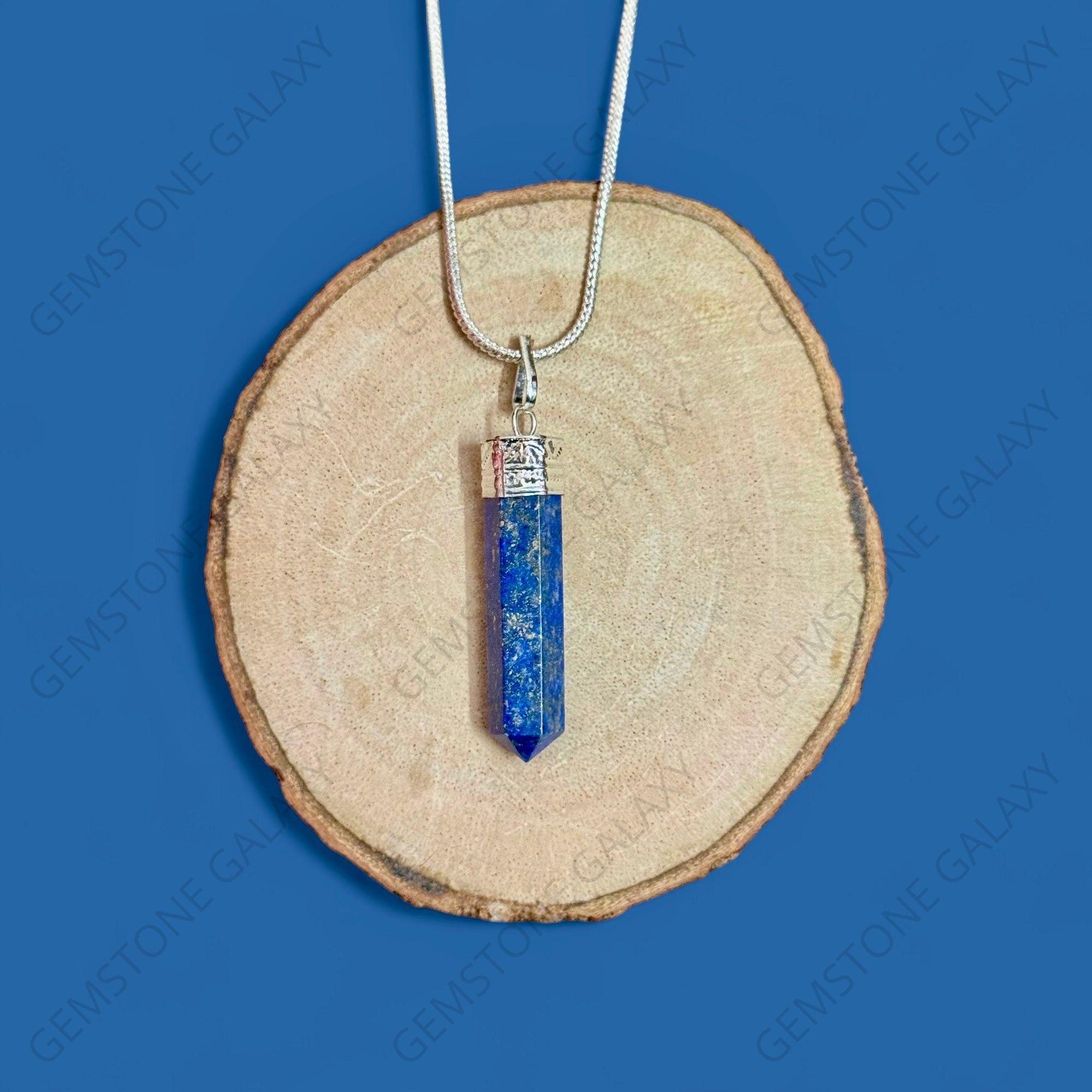 Lapis Lazuli Pencil Pendant