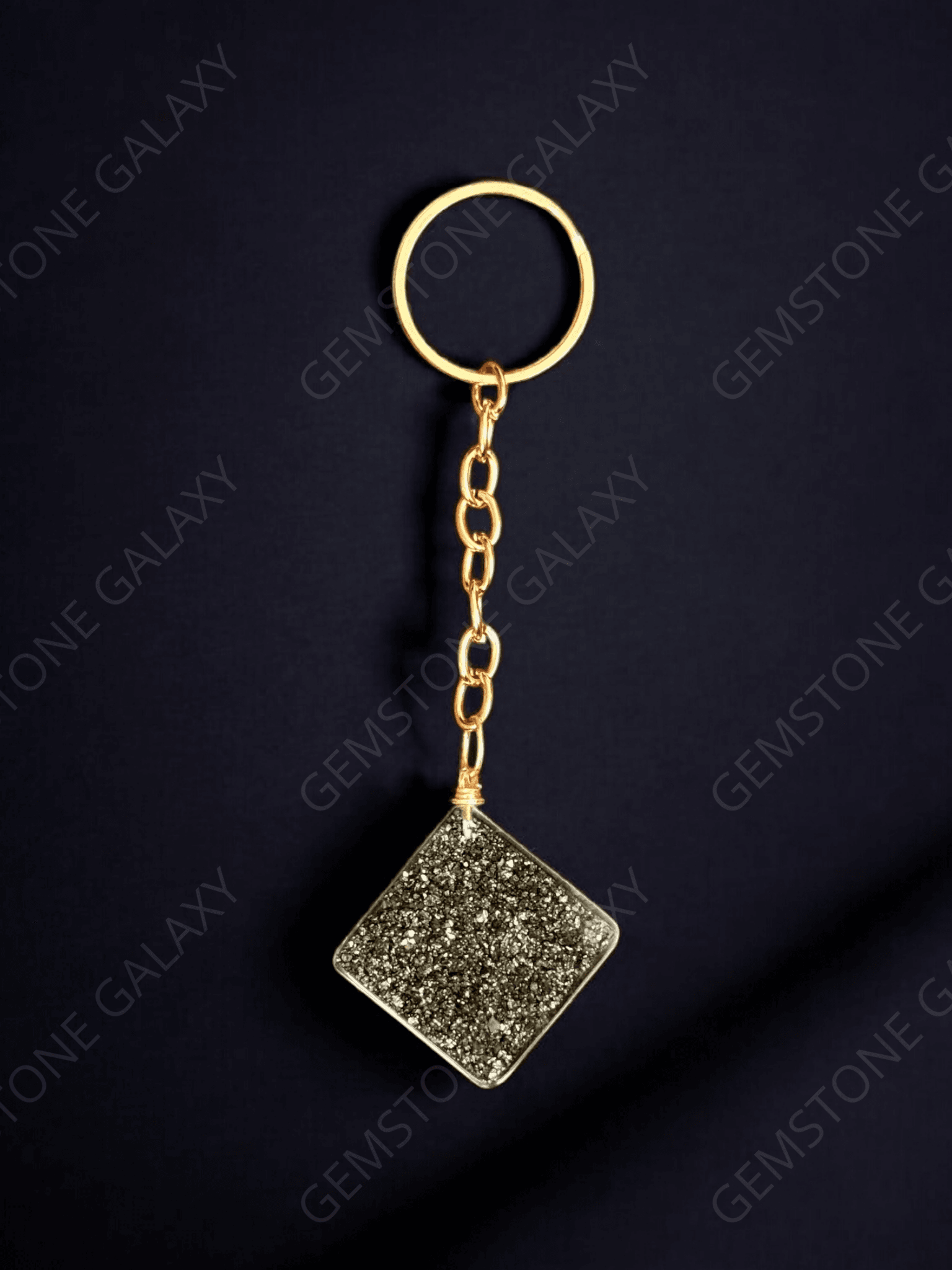 Pyrite Keychain