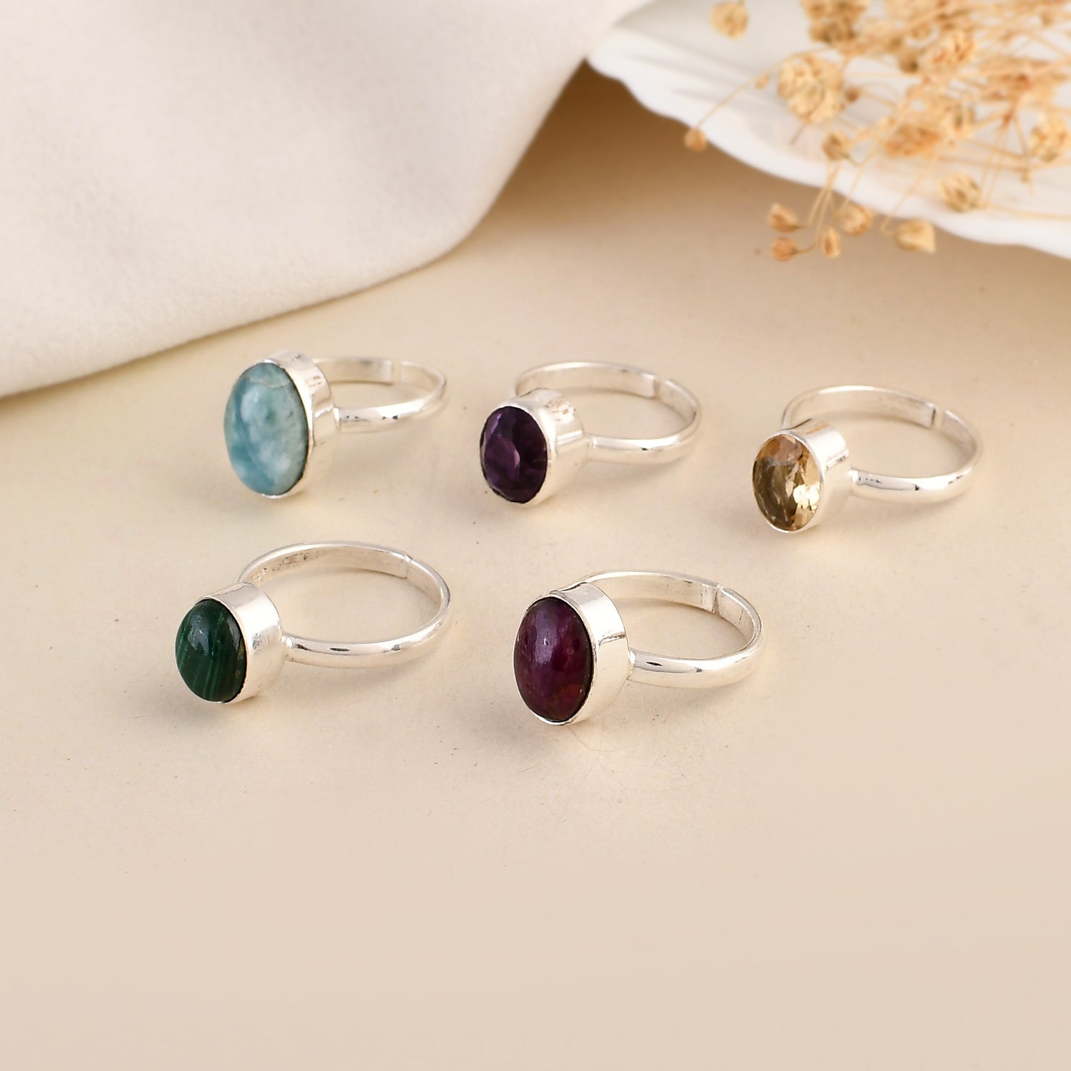 GEMSTONE RINGS