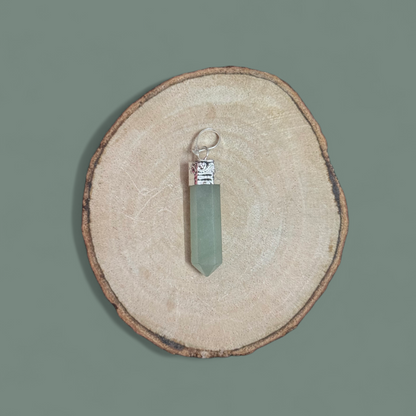 Green Aventurine Pencil Pendant